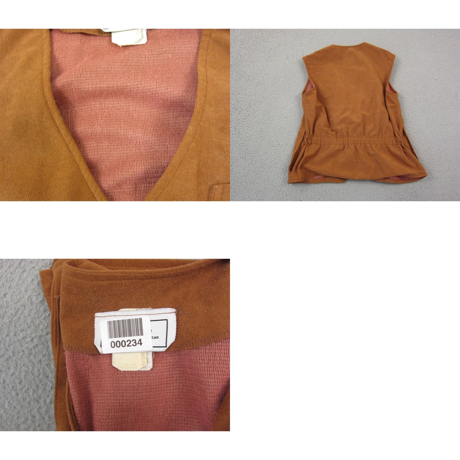 Vintage VINTAGE Joyce Vest Teens 9-10 Brown Button Front Western 60s Made in USA Size M / US 6-8 / IT 42-44 - 8 Thumbnail