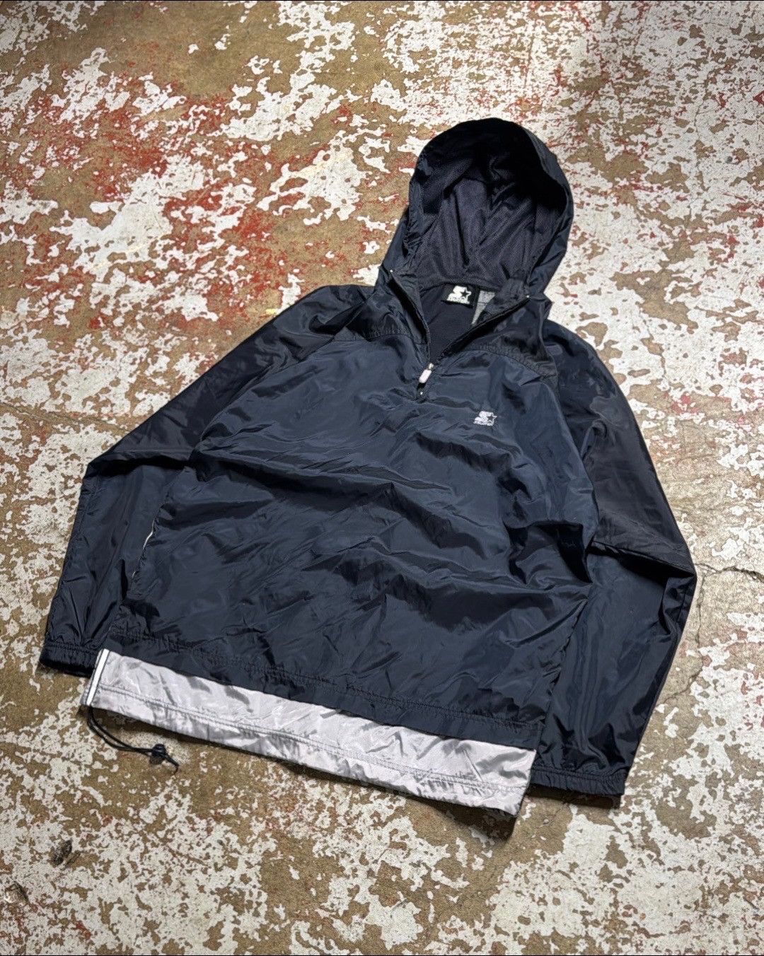 Starter Vintage Y2K Navy Starter Windbreaker Size US M / EU 48-50 / 2 - 2 Thumbnail