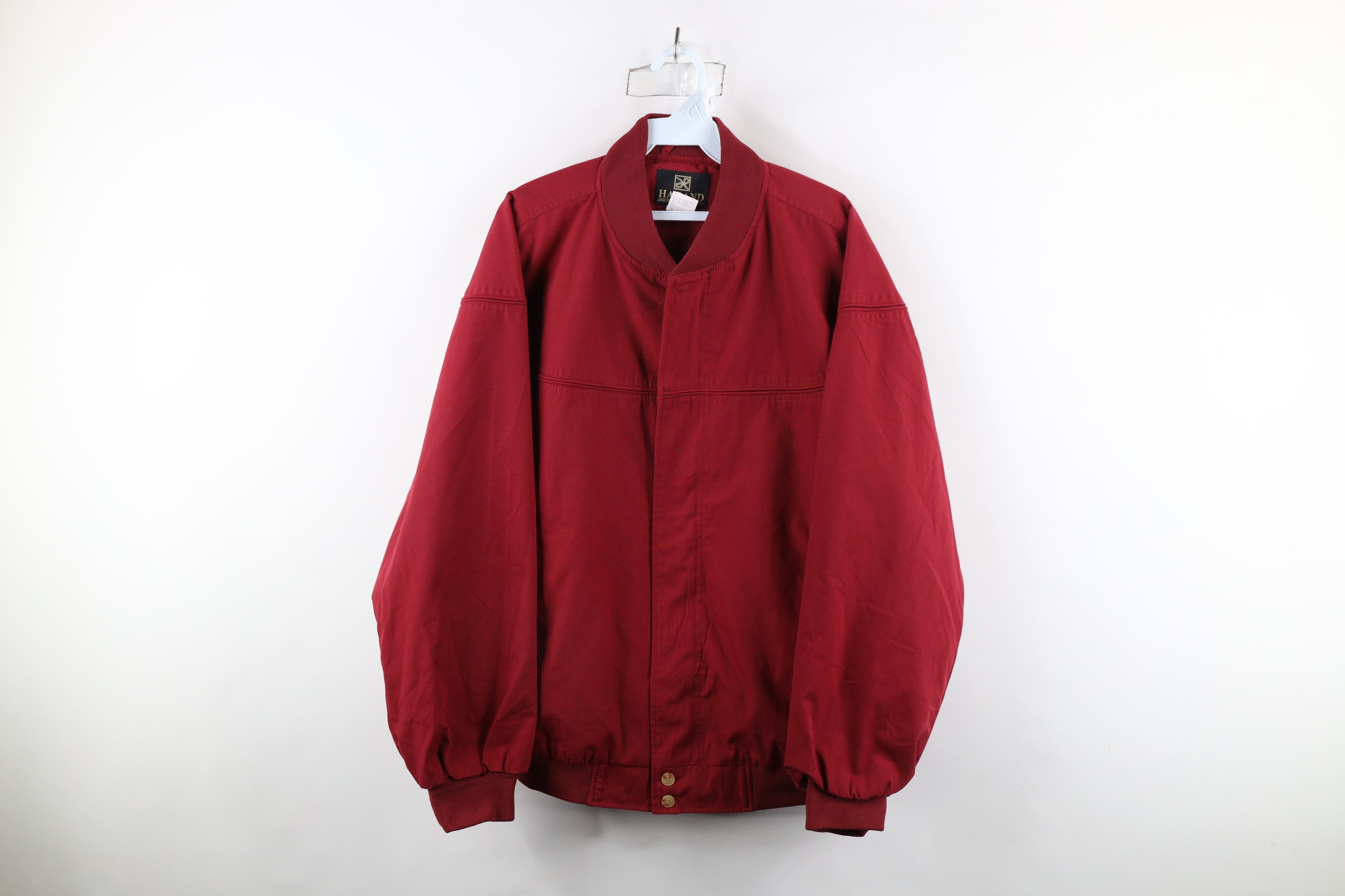 Vintage Vintage 90s Streetwear Faded Cafe Racer Bomber Jacket Red Size US M / EU 48-50 / 2 - 1 Thumbnail