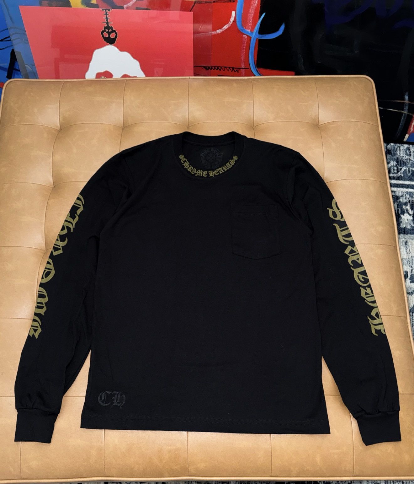 Chrome Hearts Chrome hearts long sleeve logo t shirt Size US S / EU 44-46 / 1 - 1 Thumbnail