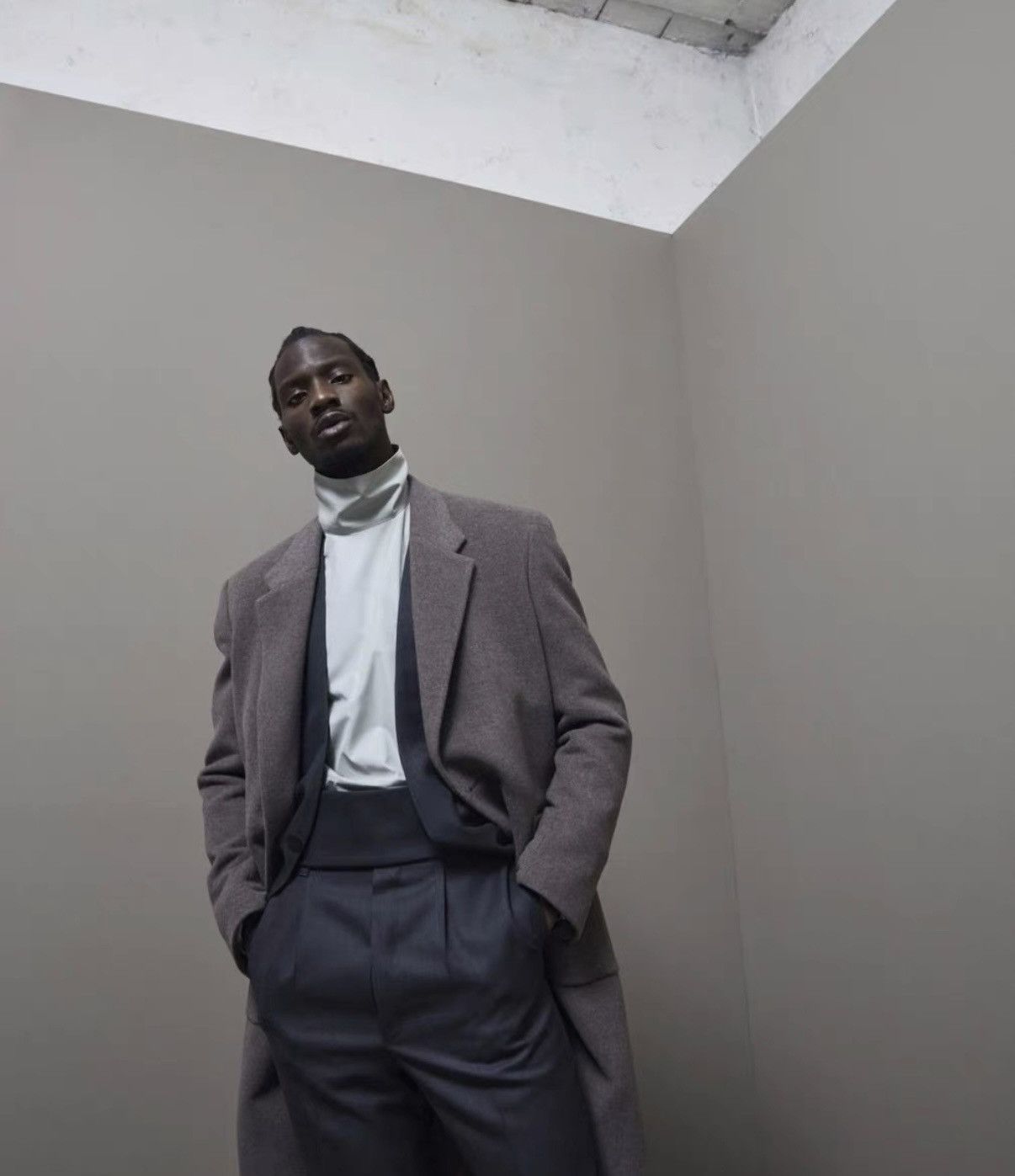Fear of God Fear of God × Zegna White High-Neck Shirt Size US S / EU 44-46 / 1 - 2 Thumbnail