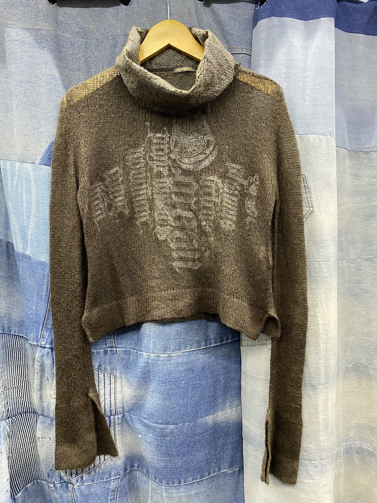 If Six Was Nine × Japanese Brand numbernine style open knit GFFERRE grunge gothic style Size S / US 4 / IT 40 - 5 Thumbnail