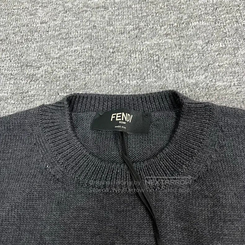 Fendi Fendi Double F Embroidered Logo Wool Knit Vest Size M / US 6-8 / IT 42-44 - 5 Thumbnail