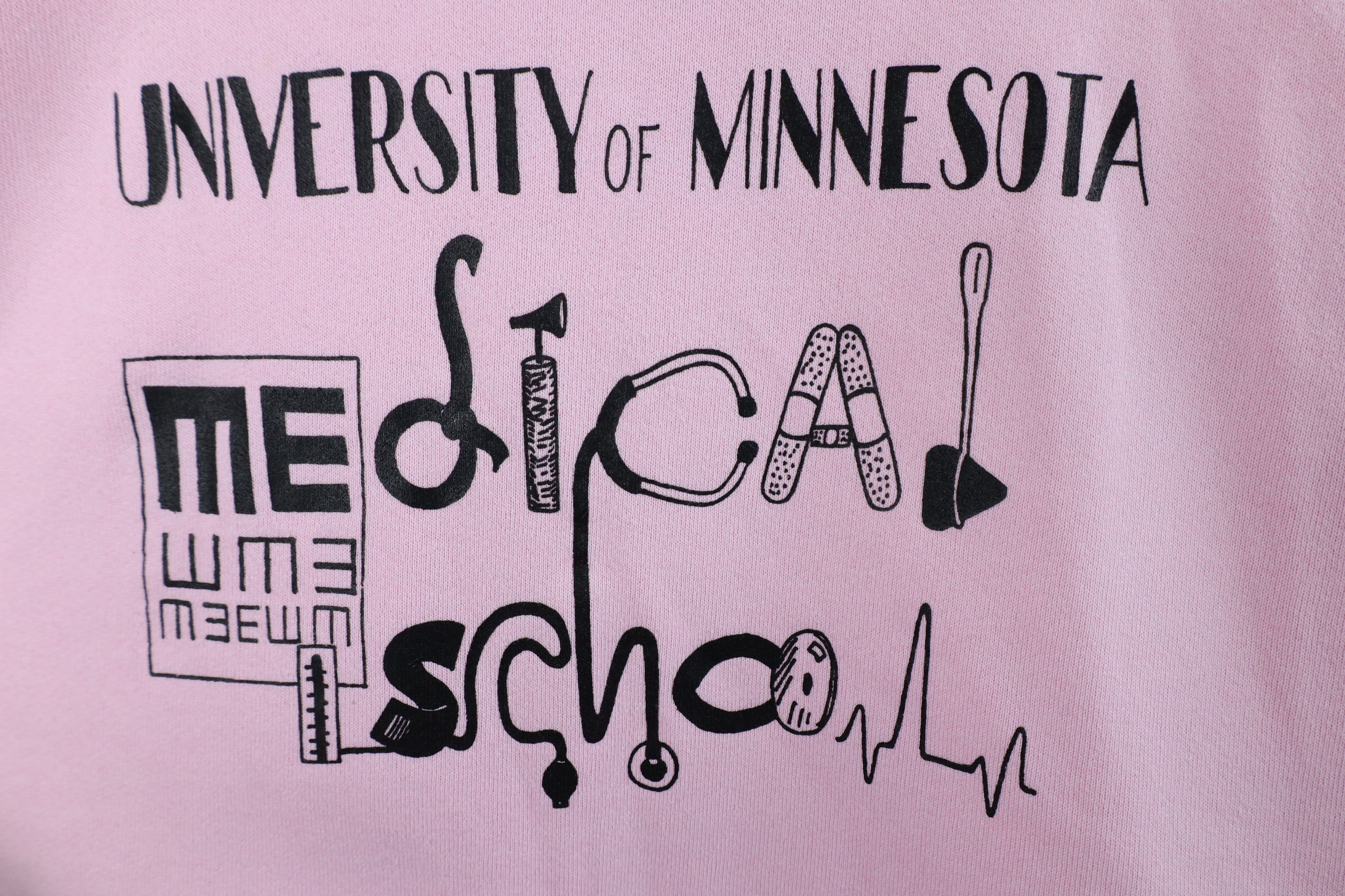 Vintage Vintage 80s 90s University of Minnesota Medical Sweatshirt Size L / US 10 / IT 46 - 4 Thumbnail