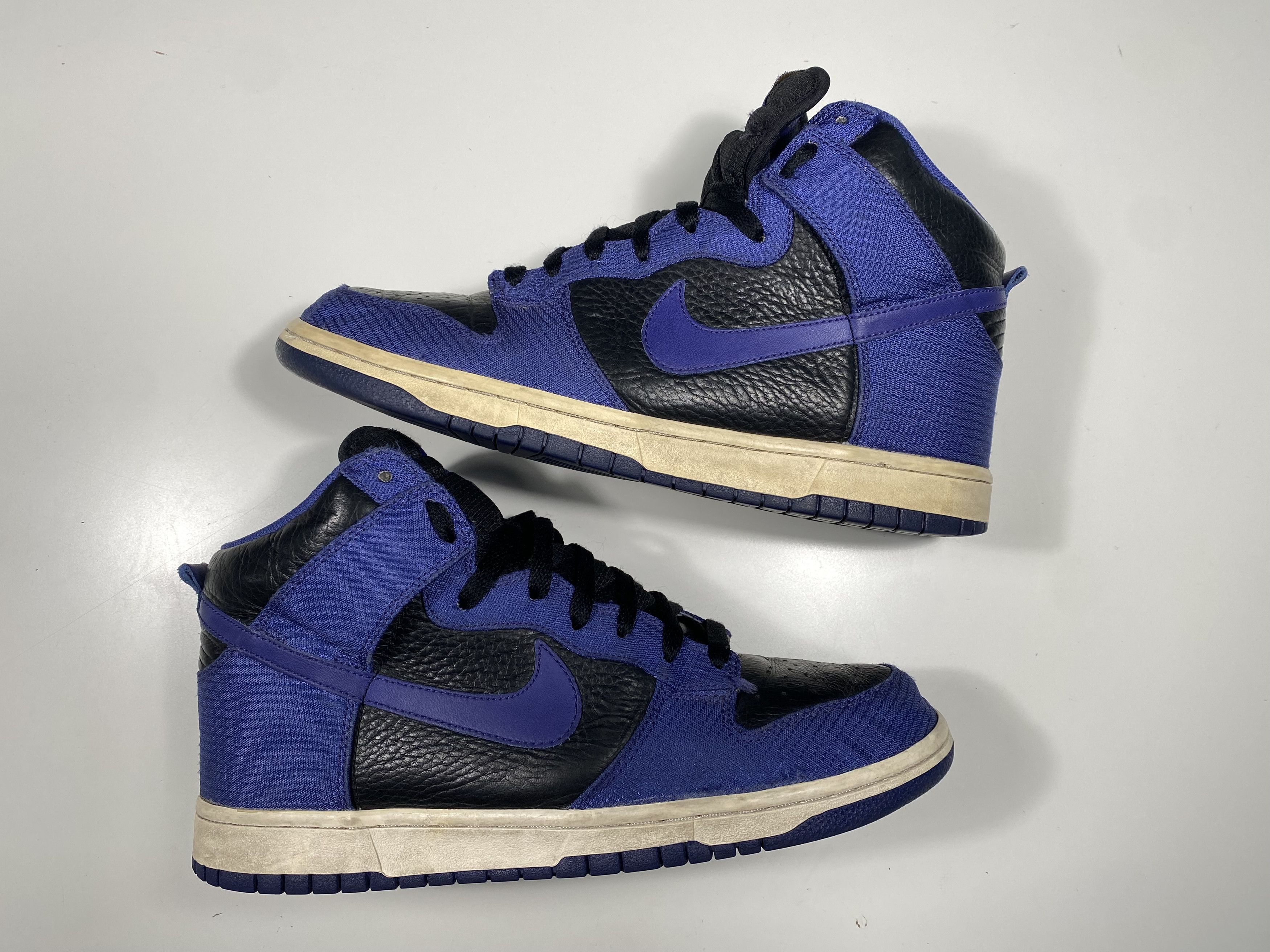 Nike 317982-008 Nike Dunk High "Wicked Purple Gold" Size US 10 / EU 43 - 8 Thumbnail