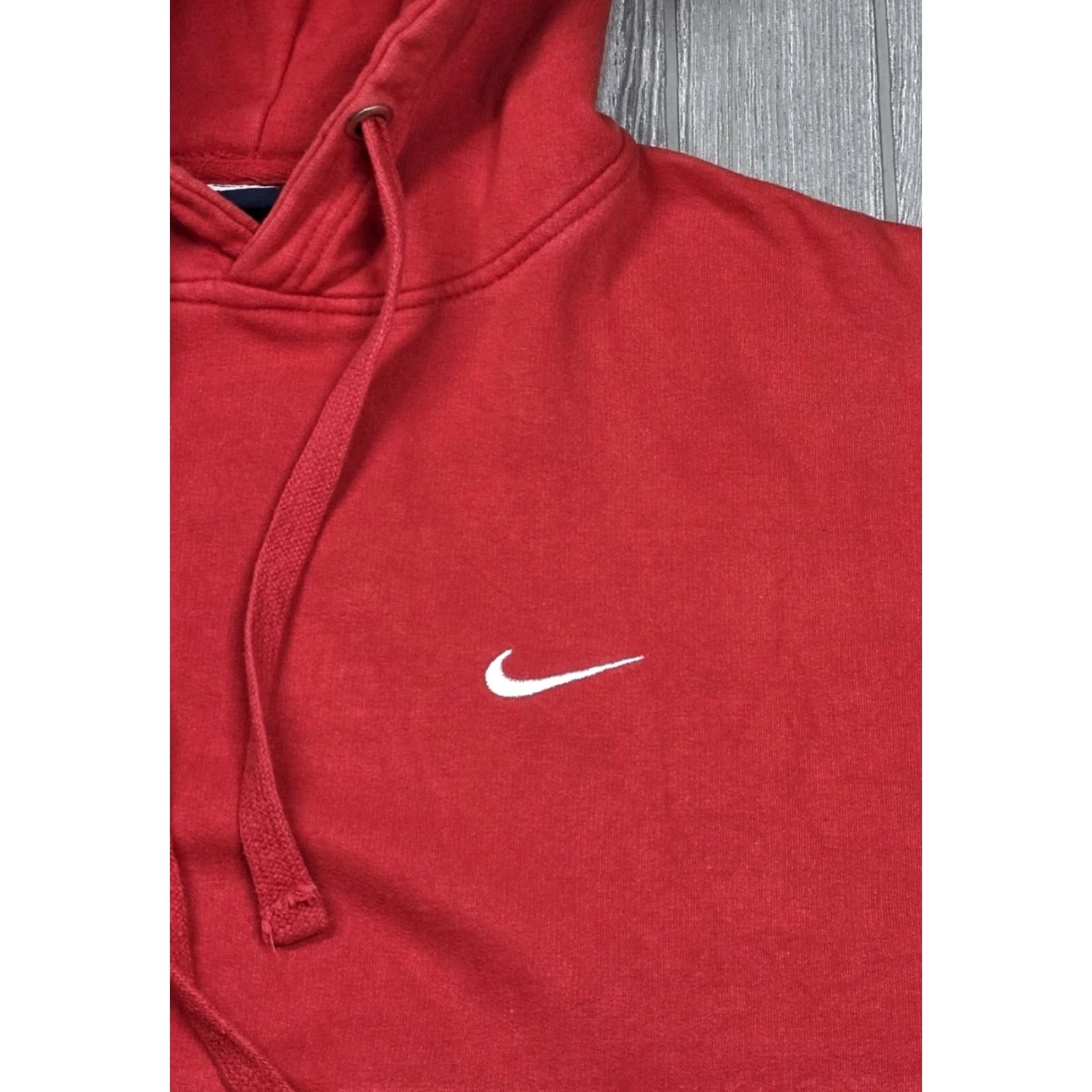 Nike Nike Sportswear Club Fleece Hoodie Mens L Red Sweatshirt Long Sleeve Drawstring Size US L / EU 52-54 / 3 - 3 Thumbnail