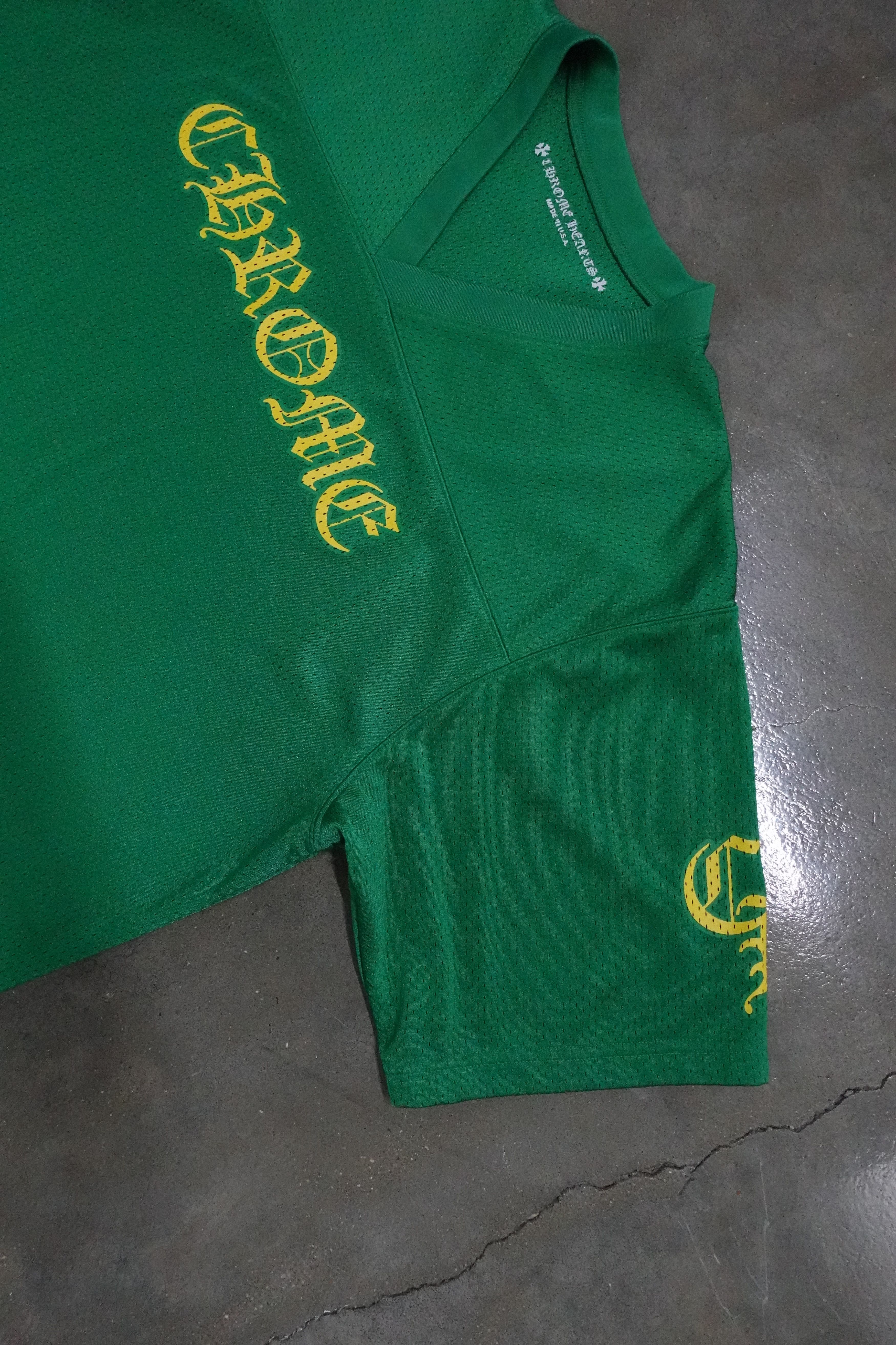 Chrome Hearts CHROME HEARTS MESH JERSEY SHORT SLEEVE GREEN Size US L / EU 52-54 / 3 - 2 Thumbnail