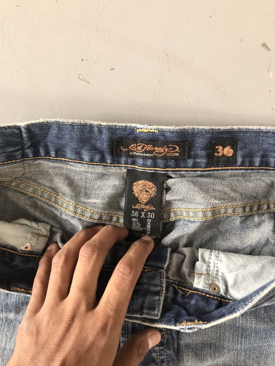 Ed Hardy × Vintage Ed Hardy Spell Out Denim Size US 36 / EU 52 - 11 Thumbnail