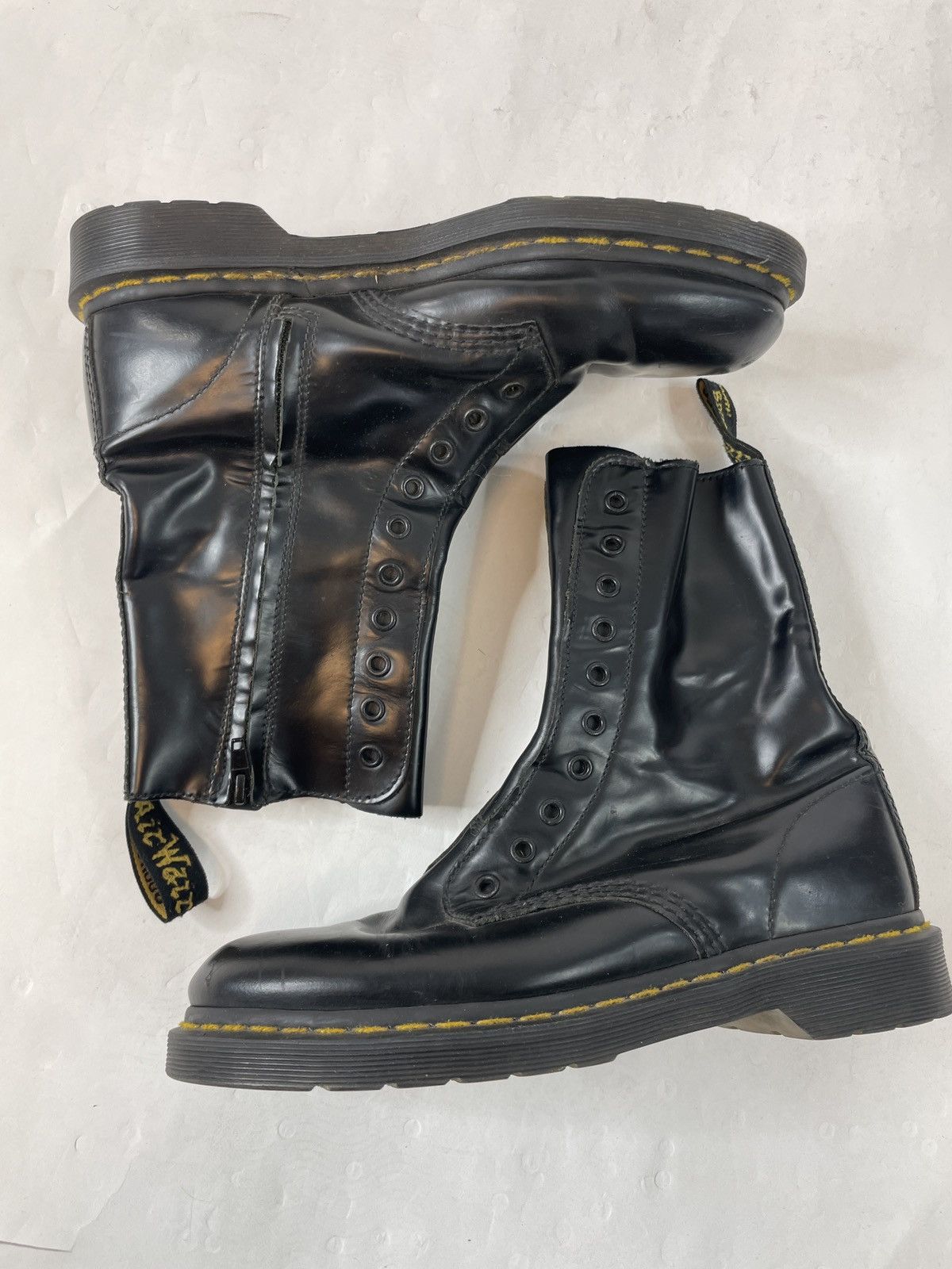 Dr. Martens × Vetements borderline 10-eye 1490 boots Size US 9 / EU 42 - 6 Thumbnail