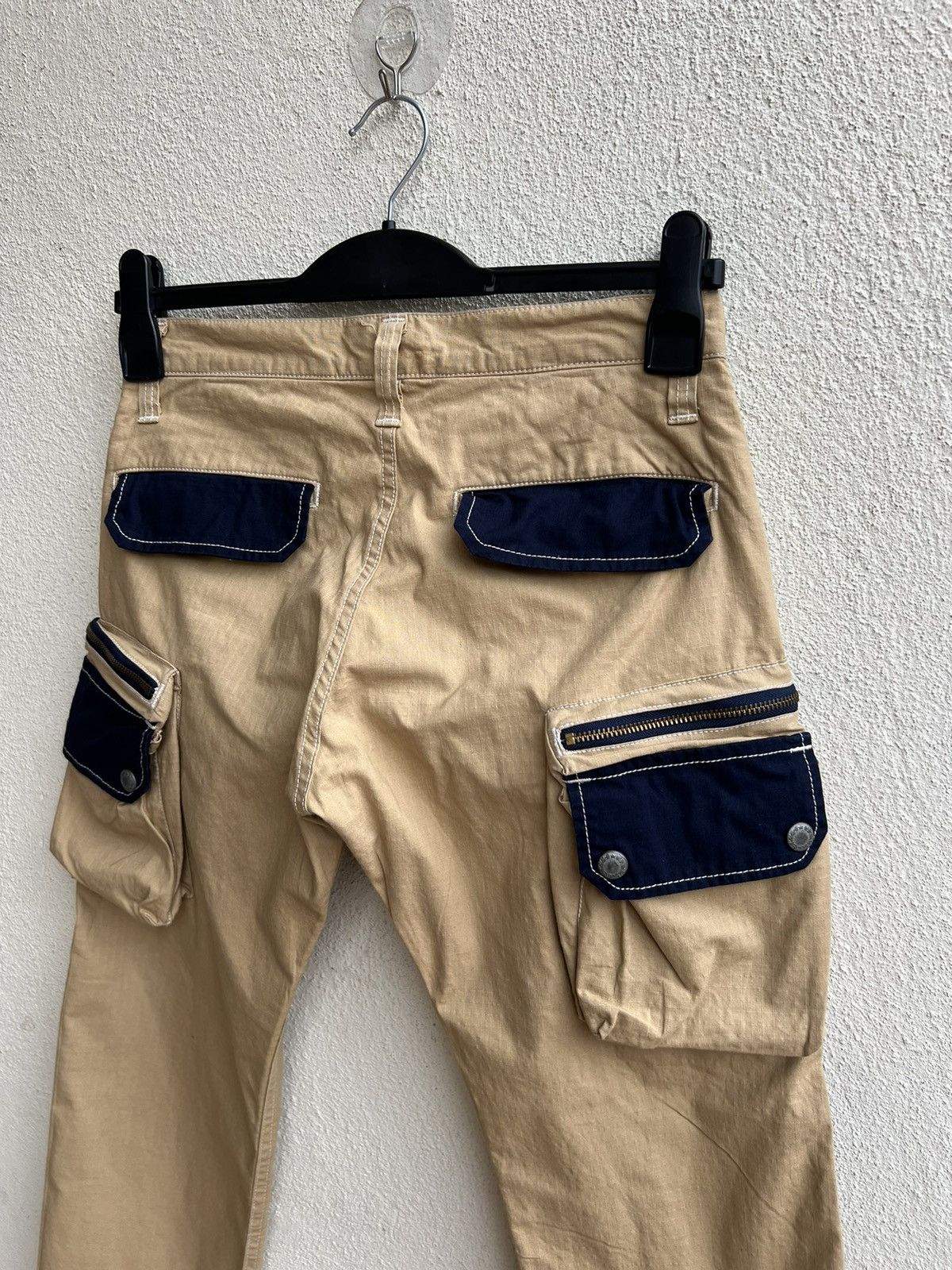 KOJIMA GENES Kojima Genes Japan Tactical Cargo Ripstop Trouser Cropped Size US 29 - 17 Thumbnail