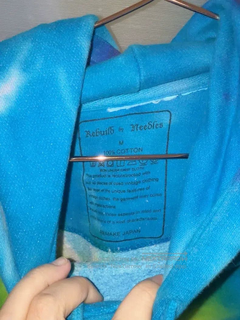 Needles Needles Tie-dyed hooded sweatshirt Size US M / EU 48-50 / 2 - 2 Thumbnail