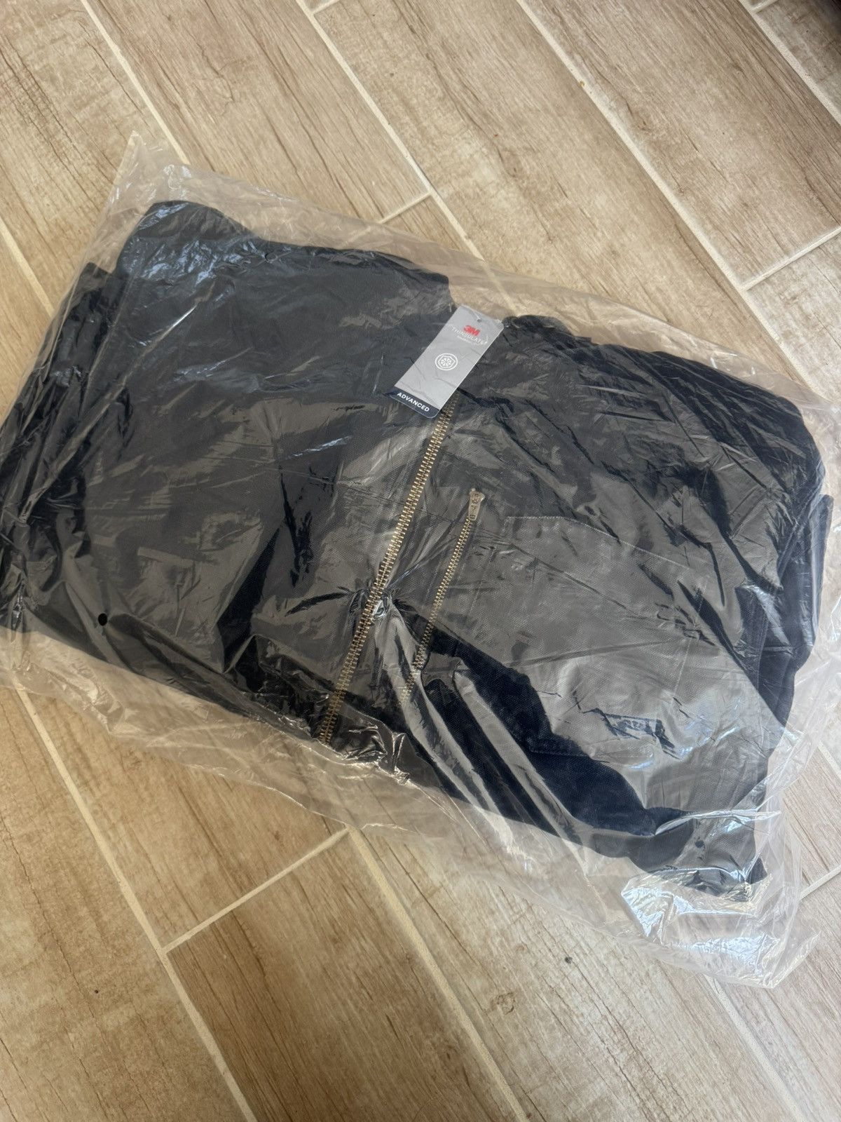 Supreme Supreme Flag Quilted Hooded Work Jacket Black Size US L / EU 52-54 / 3 - 7 Thumbnail
