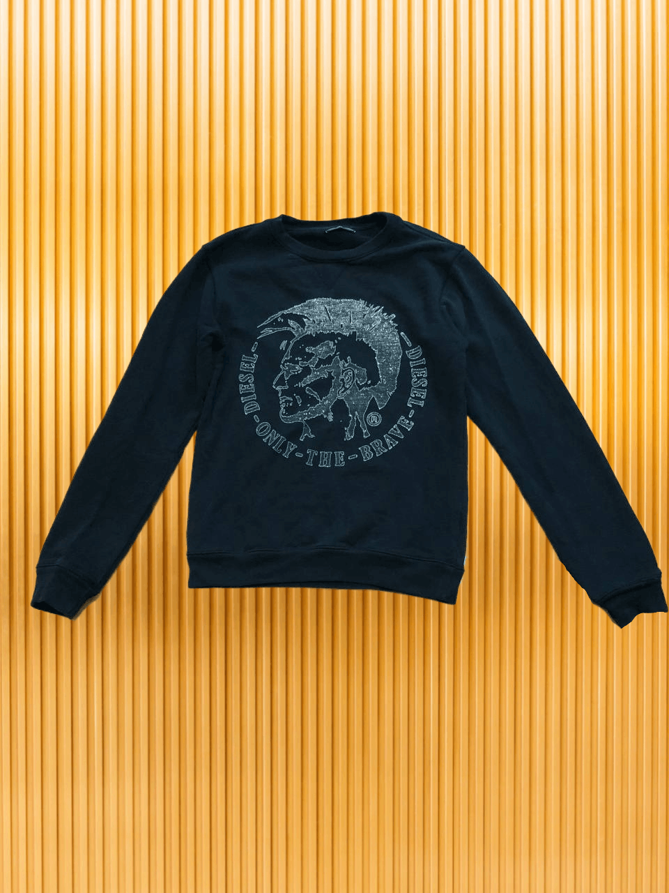 Diesel Sweaters black Y2K Vintage big logo Diesel size M Size US M / EU 48-50 / 2 - 1 Thumbnail