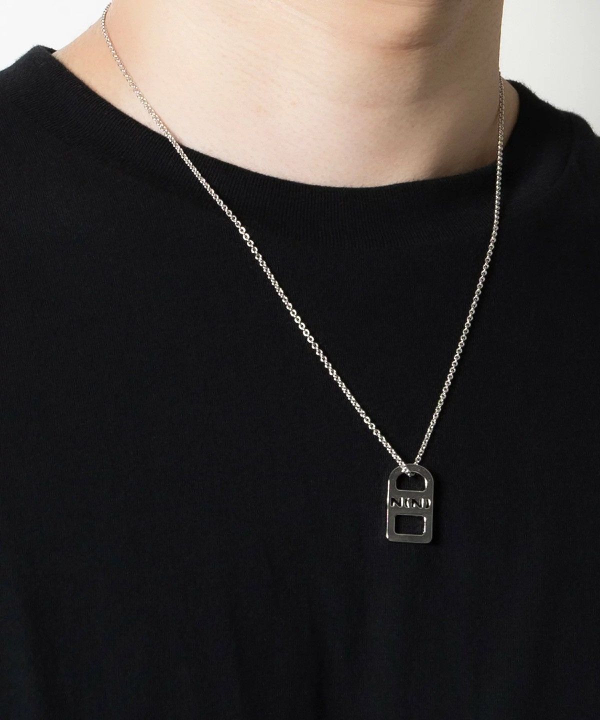 Number (N)ine Number nine logo plate necklace Size ONE SIZE - 2 Thumbnail