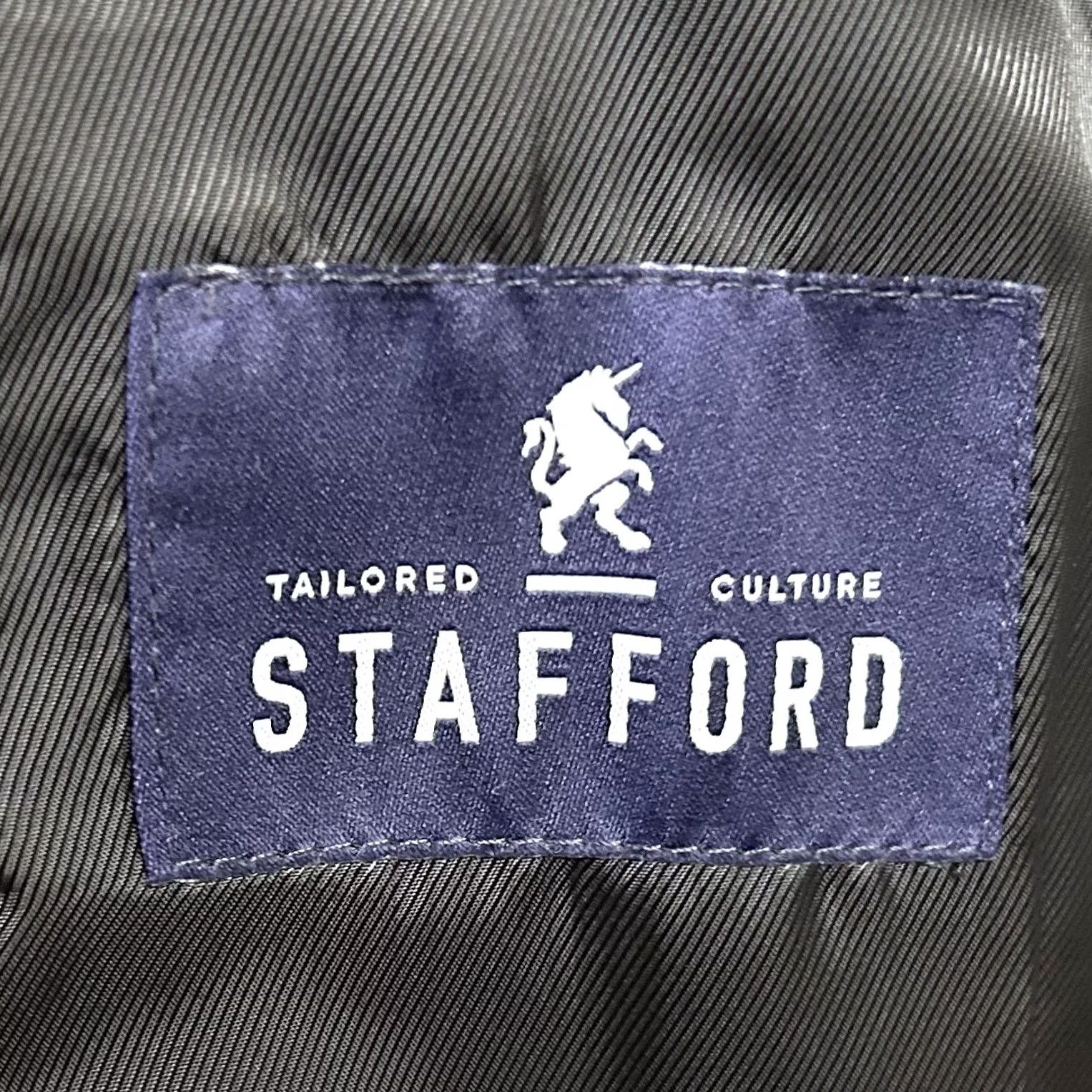 Stafford Stafford 48R Classic Fit Sport Coat 100% Merino Wool Brown Knit Two Button Men's Jacket Coat Size US XS / EU 42 / 0 - 3 Thumbnail