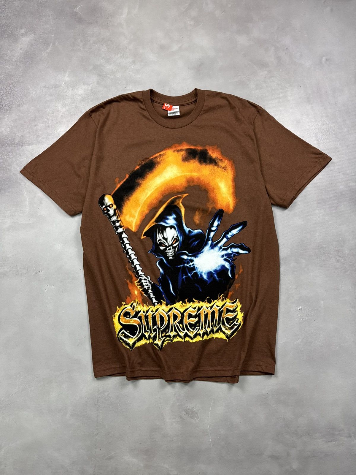 Supreme Ss26 Supreme Grim Reaper Tee Size US L / EU 52-54 / 3 - 1 Thumbnail