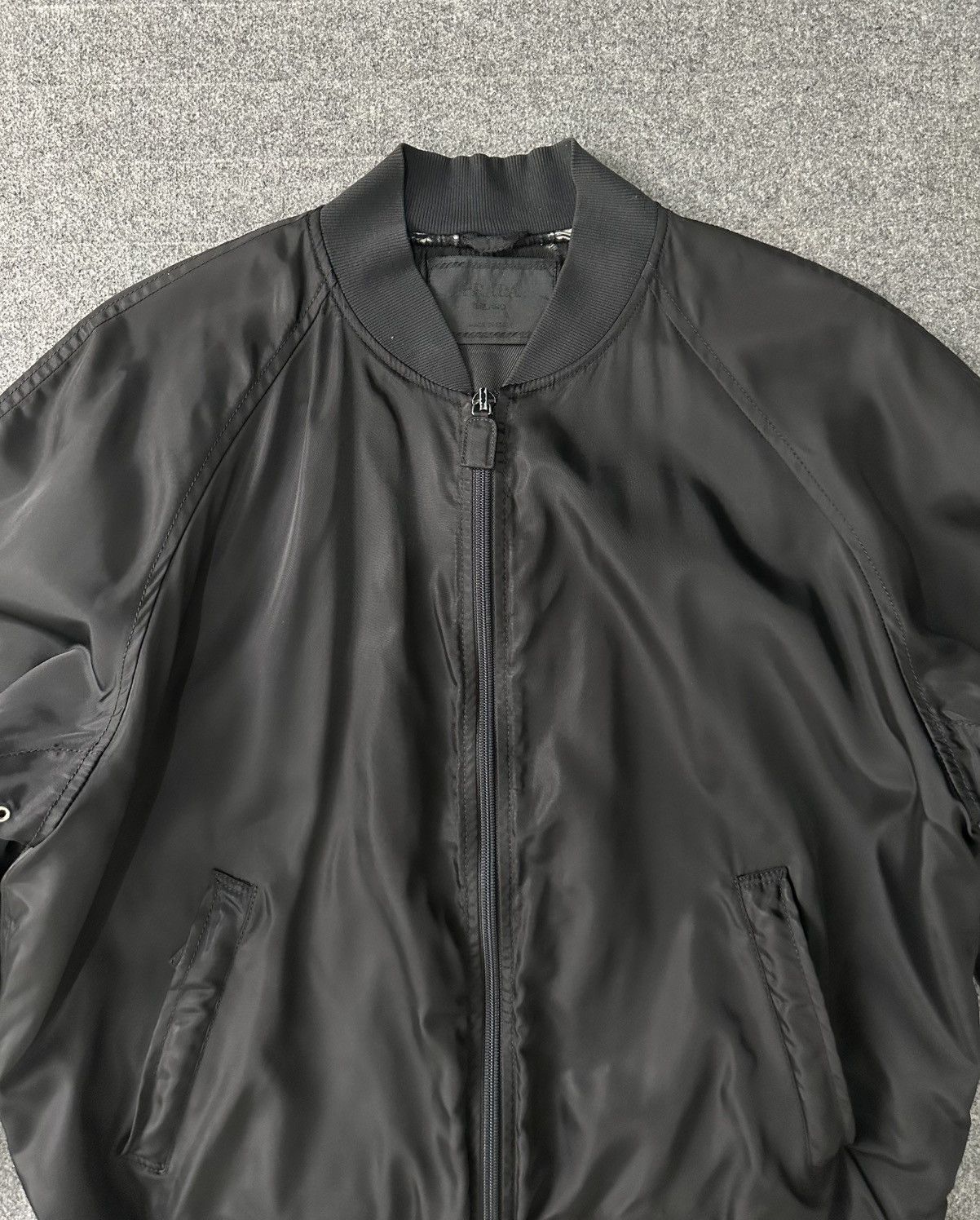 Prada Prada - 90s Vintage Zip-Up Nylon Bomber Jacket Hard to Find Size US M / EU 48-50 / 2 - 6 Thumbnail