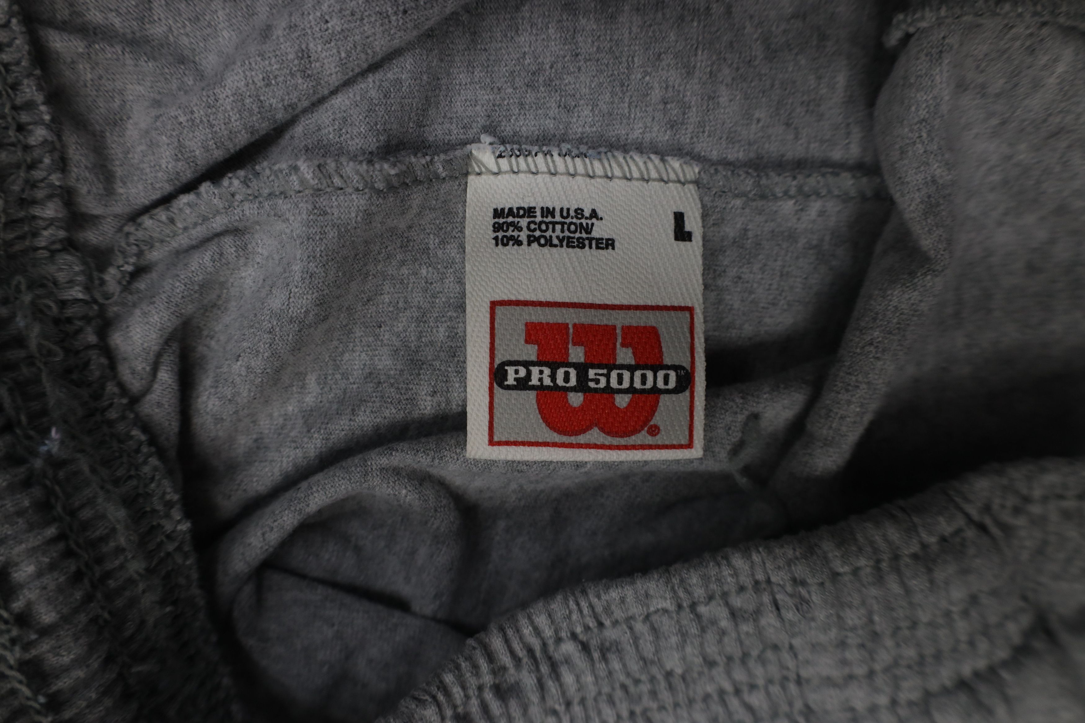 Wilson Vintage 90s Wilson Lightweight Wide Leg Pants Gray USA Size US 36 / EU 52 - 9 Thumbnail