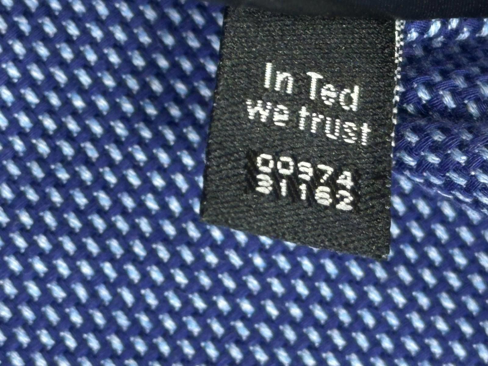 Ted Baker Ted Baker Endurance Cotton Button Down Blue Men L 16.5/32-33 Size 42R - 10 Thumbnail