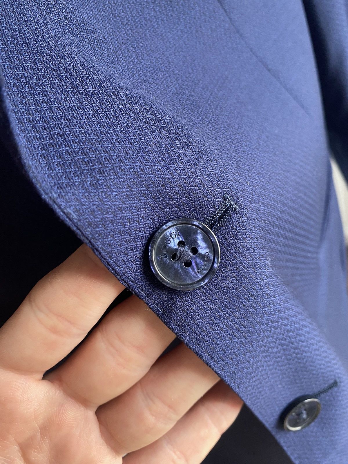 Boggi Boggi 100% Wool Blazer Two Buttons Size 44R - 7 Thumbnail