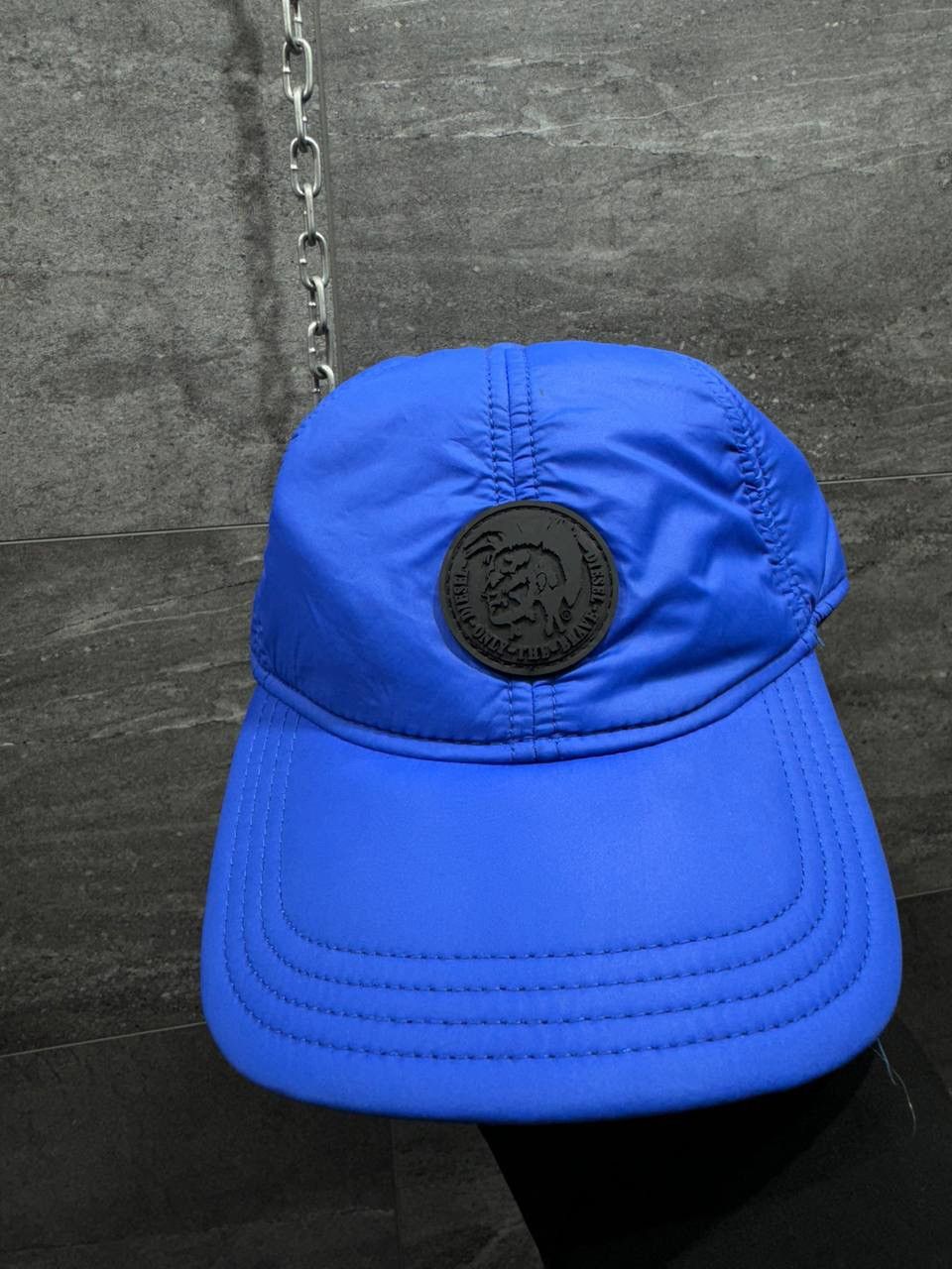 Diesel Diesel Blue Cap Nylon Hats Size ONE SIZE - 1 Thumbnail