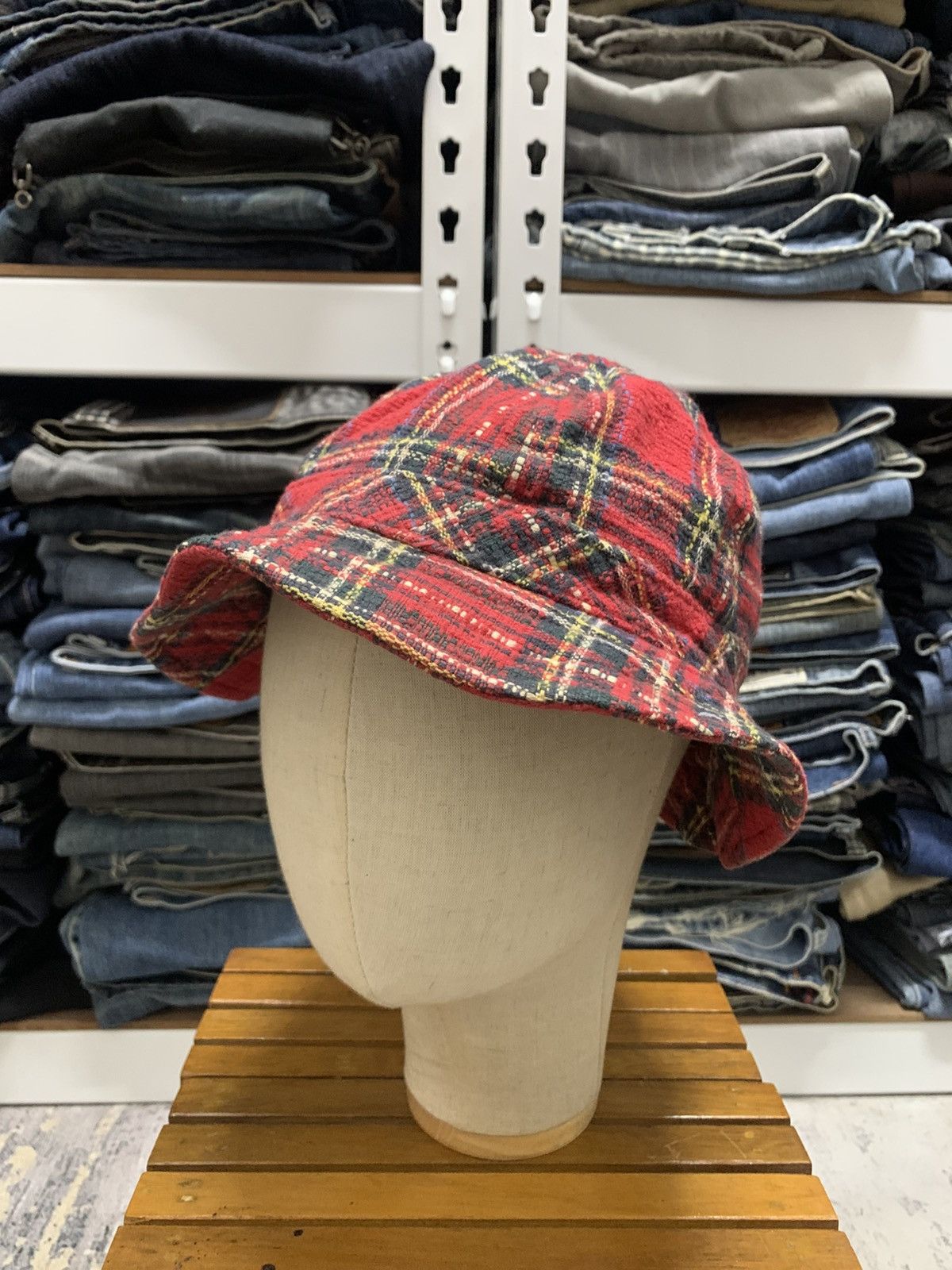 Japanese Brand Japanese Brand Vintage Scottish Tartan Bucket Hat Size ONE SIZE - 1 Thumbnail