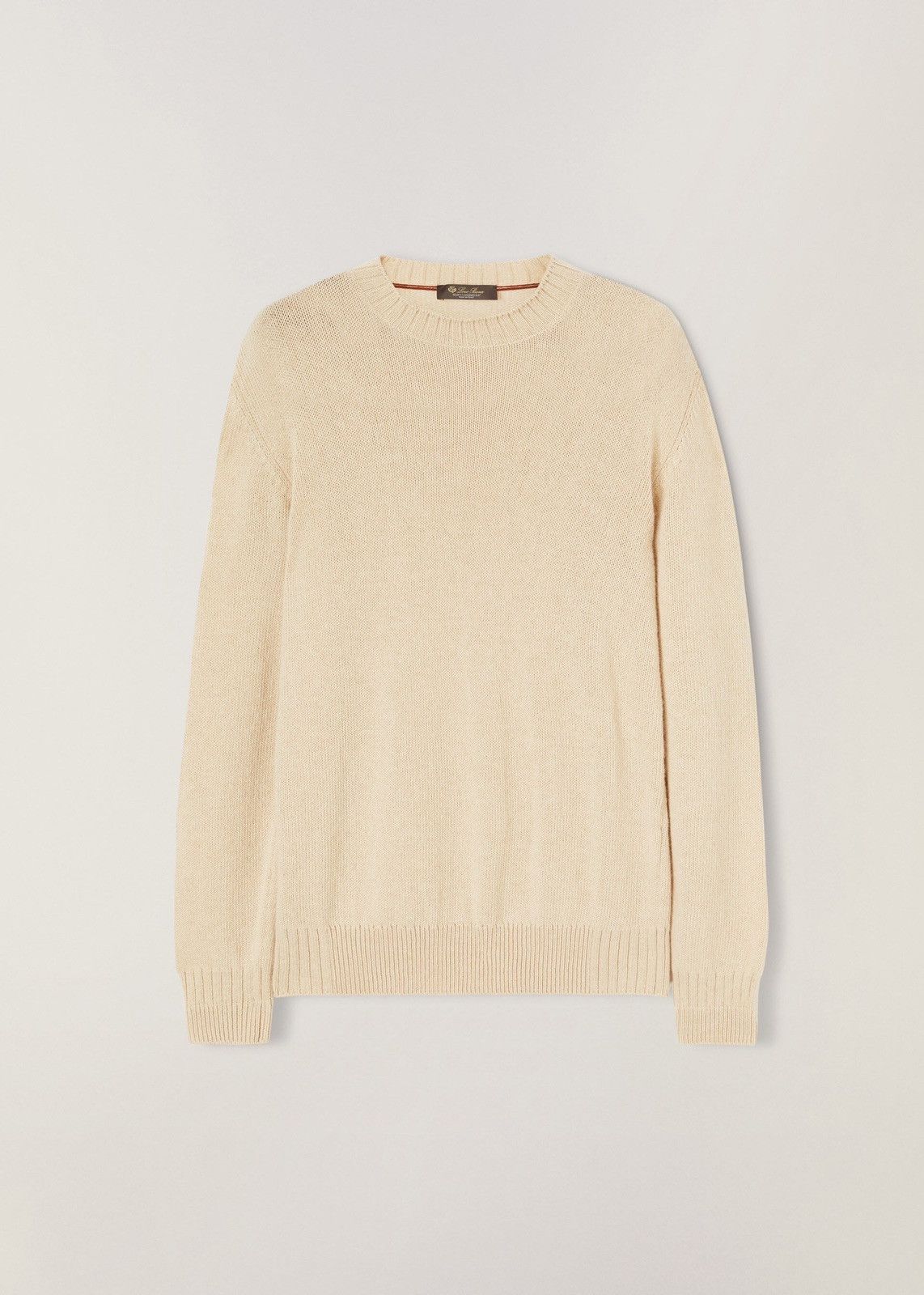 Loro Piana o1srvl11e1124 Girocollo Crew-Neck Sweater in Beige Size US M / EU 48-50 / 2 - 1 Preview