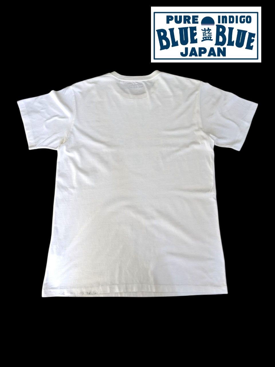 Blue Blue Japan BLUE BLUE JAPAN ANCHOR DENIM BRAND TEE Size US L / EU 52-54 / 3 - 2 Thumbnail