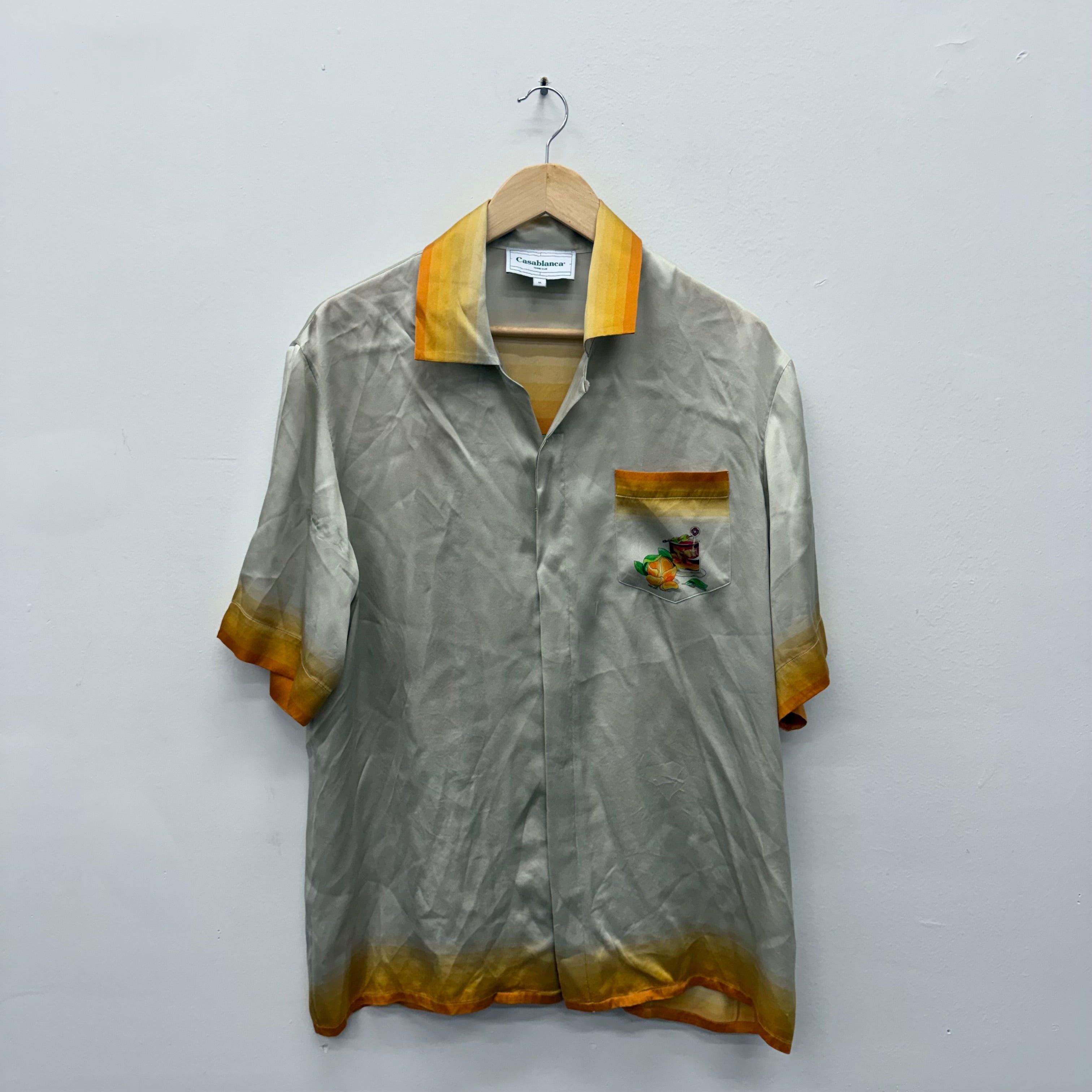 Casablanca Panormique Airlines Silk Shirt - Size M