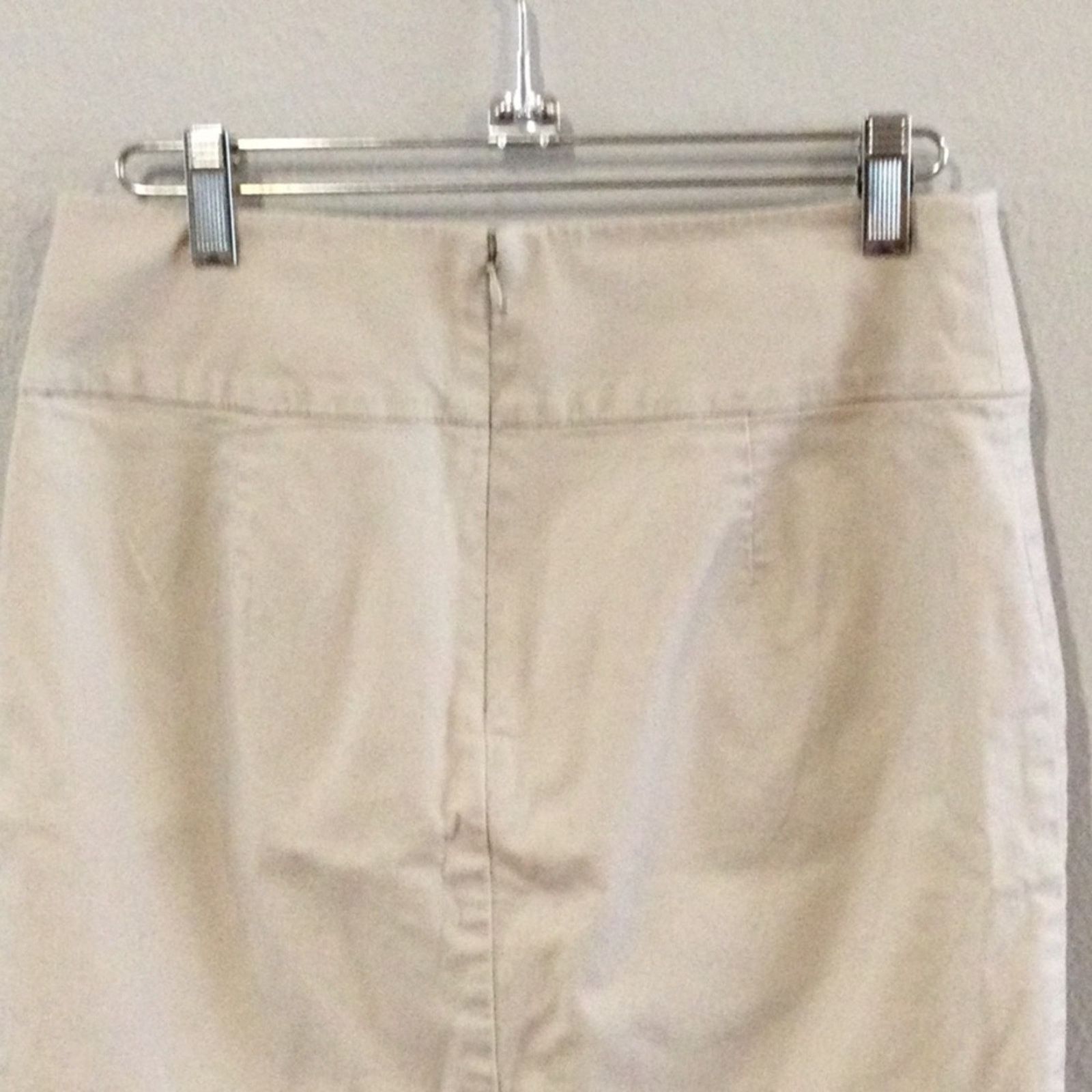 Banana Republic Banana Republic Tan Back Slit Lined Mini Skirt Sz 2 Size 26" / US 2 / IT 38 - 5 Thumbnail