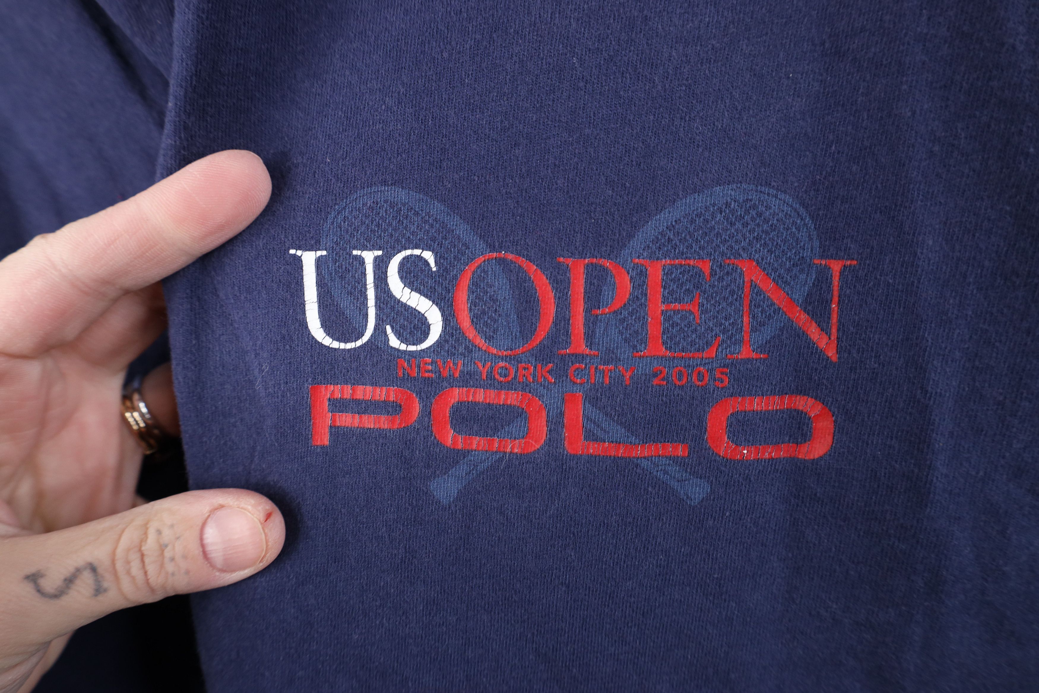 Ralph Lauren Vintage 2005 Ralph Lauren US Open Tennis Long Sleeve T-Shirt Size US XL / EU 56 / 4 - 4 Thumbnail