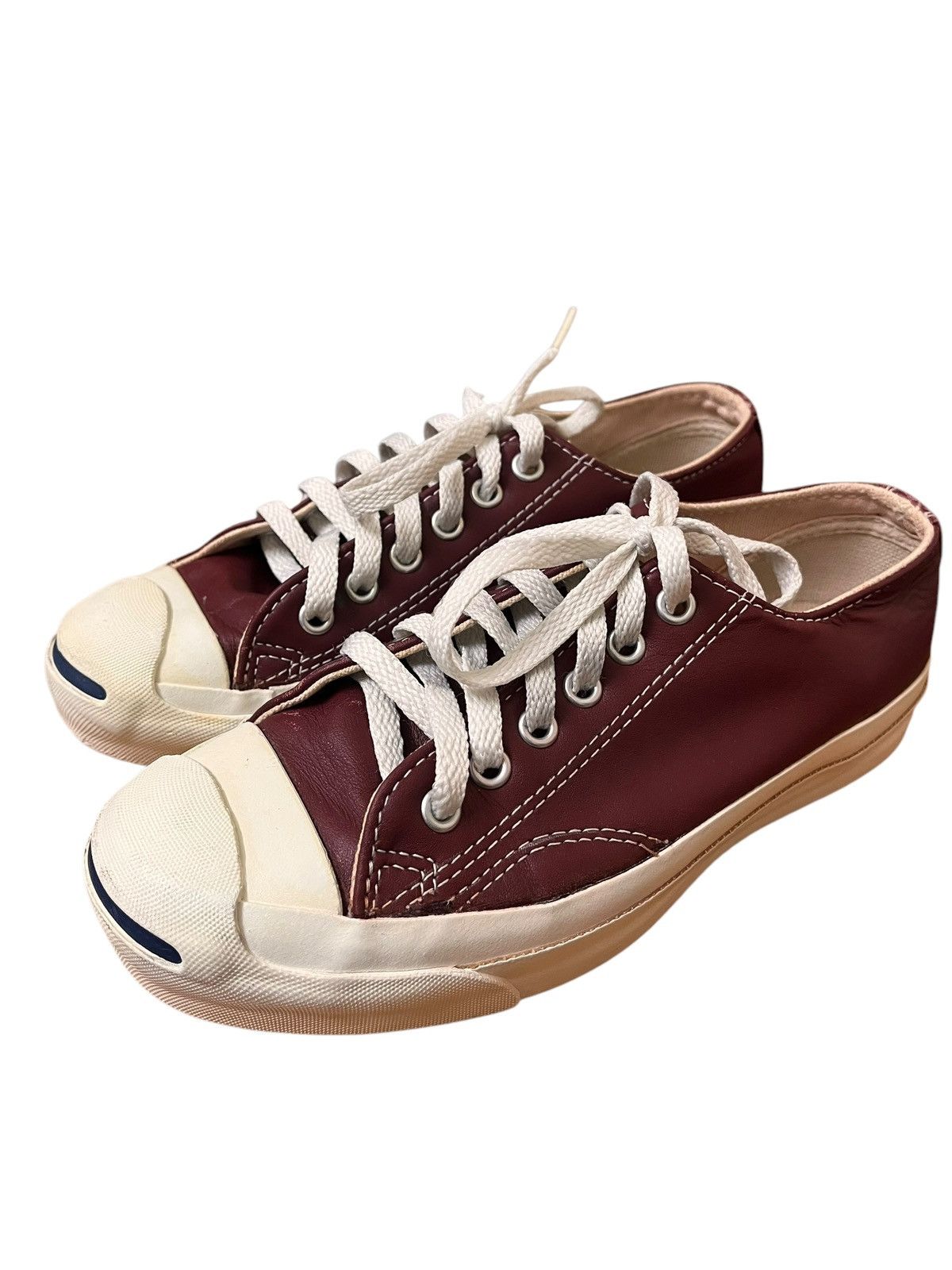 Converse × Vintage Vintage 90’s Converse Jack Purcell Sneakers Size US 4.5 / IT 34.5 - 2 Thumbnail