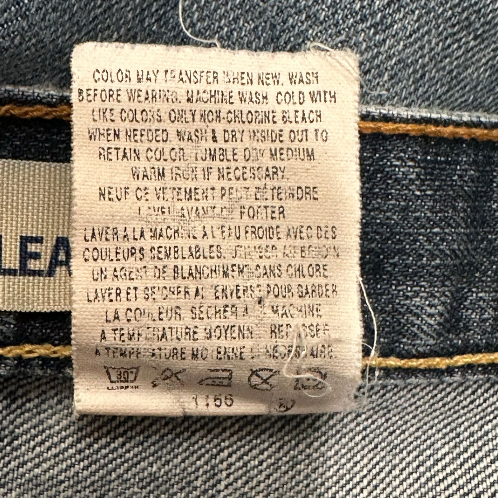 Gap GAP long & lean women's denim shorts 8L mid rise frayed hem Size 30" / US 8 / IT 44 - 6 Thumbnail