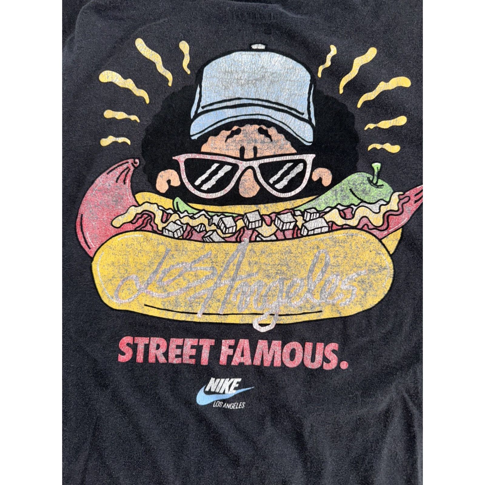 Nike Nike Street Famous T-Shirt XL Black Mens Size US XL / EU 56 / 4 - 3 Thumbnail