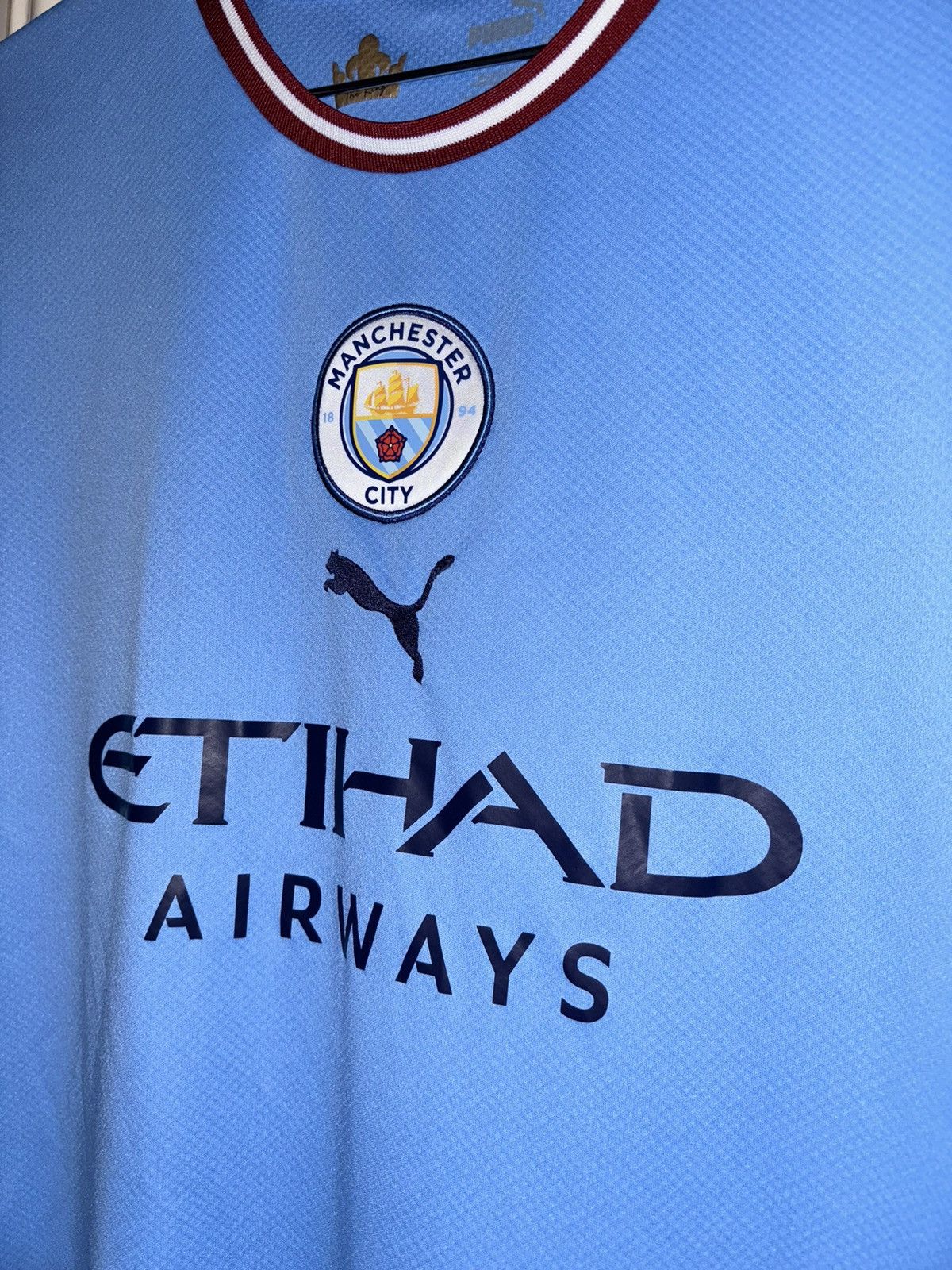 Puma 22/23 Manchester City Home Replica Kit Size US XL / EU 56 / 4 - 1 Thumbnail