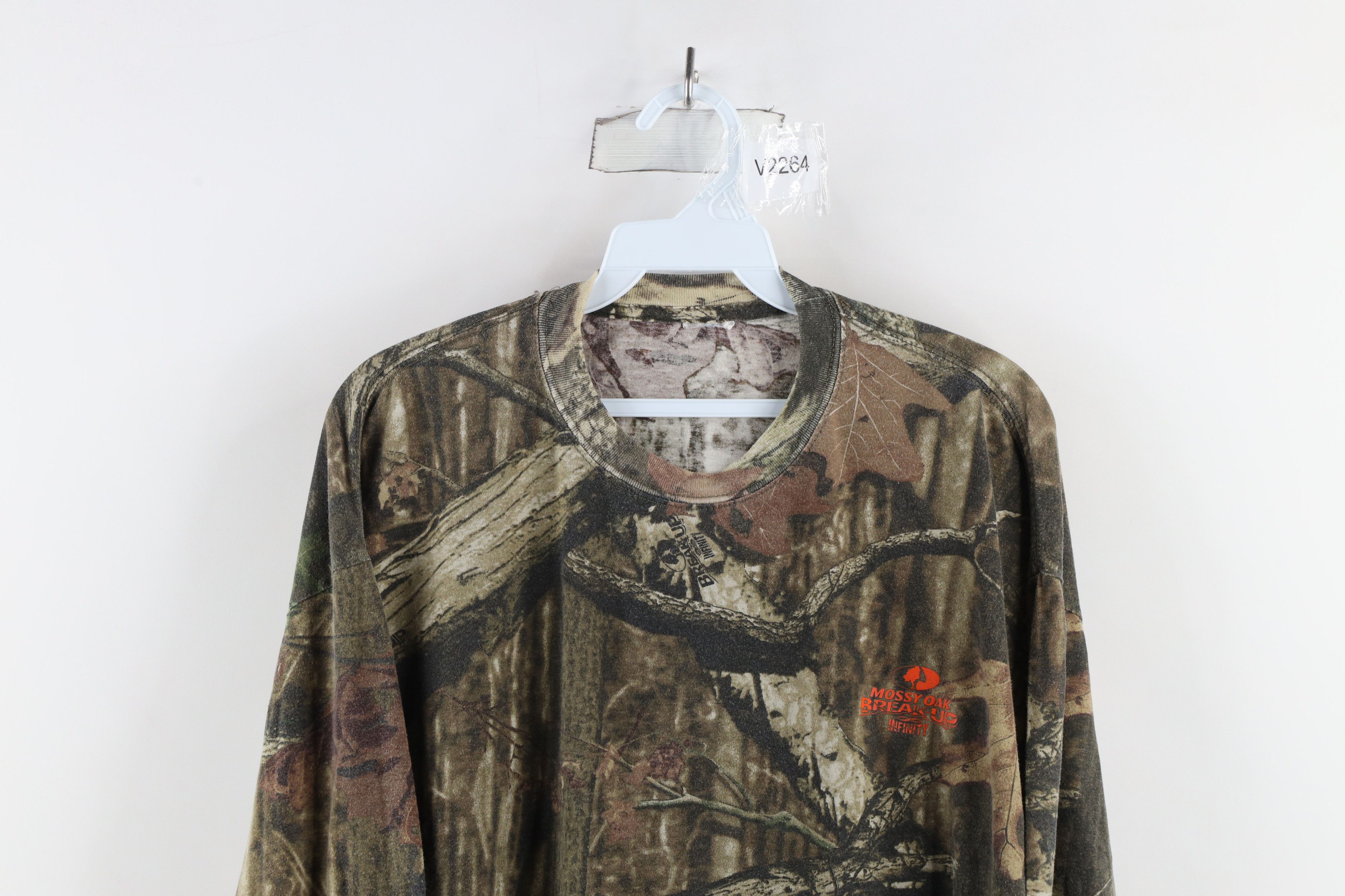 Mossy Oaks × Vintage Vintage Mossy Oak Camouflage Long Sleeve T-Shirt Cotton Size US XL / EU 56 / 4 - 2 Thumbnail
