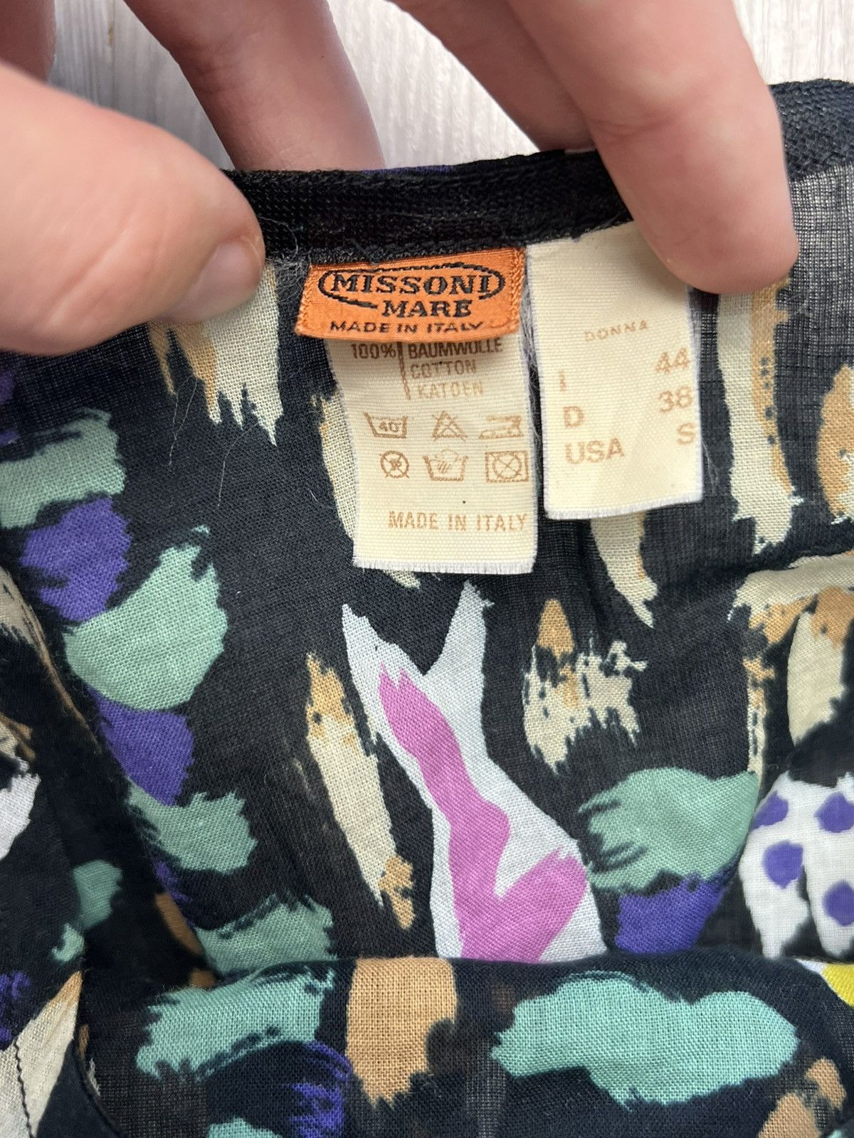 Missoni Missoni Mare Painted Crop Top Size S / US 4 / IT 40 - 3 Thumbnail
