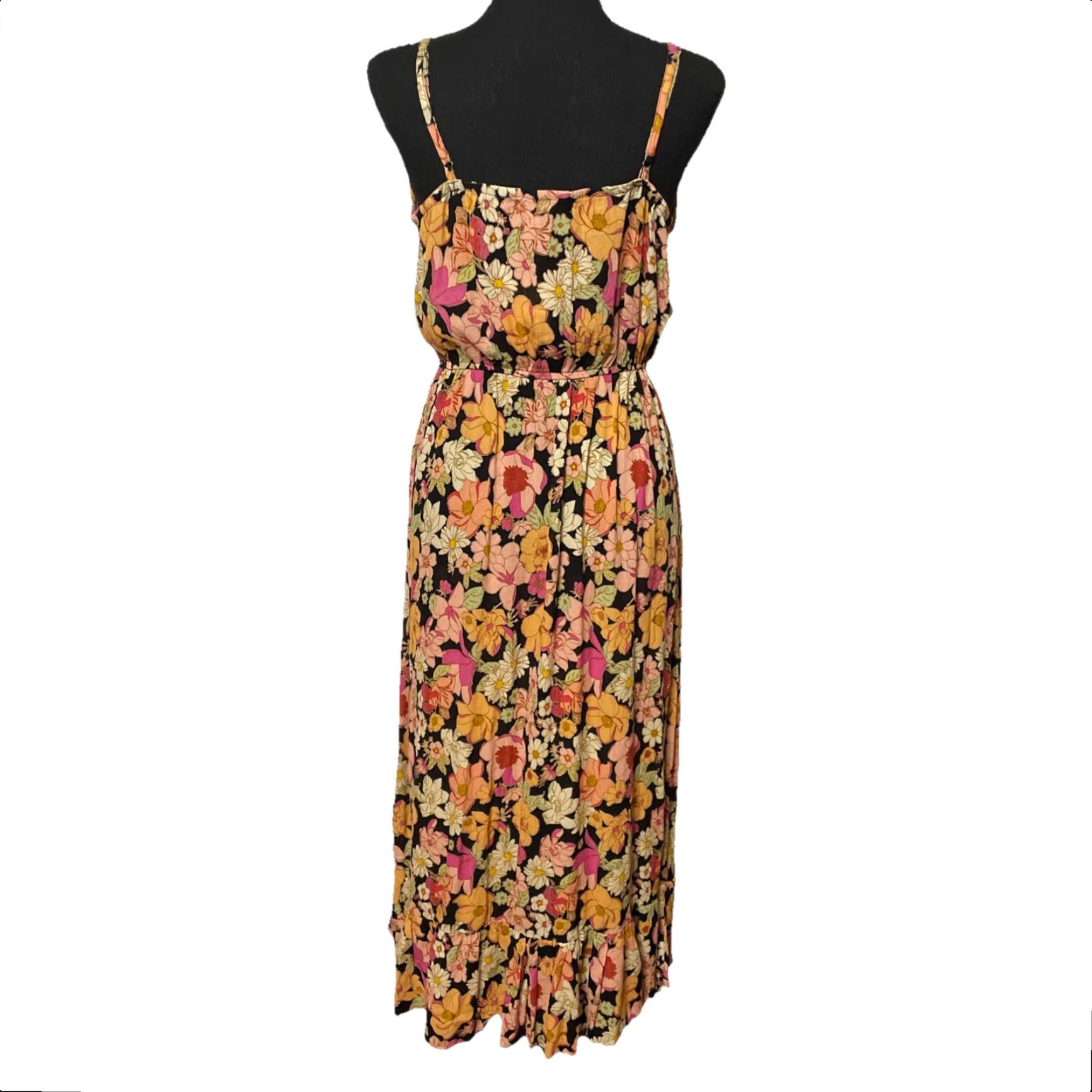 Vintage VINTAGE Rewind Maxi Dress Women Medium Floral Flower Pattern NWT Long Flowing 90s Size M / US 6-8 / IT 42-44 - 3 Thumbnail