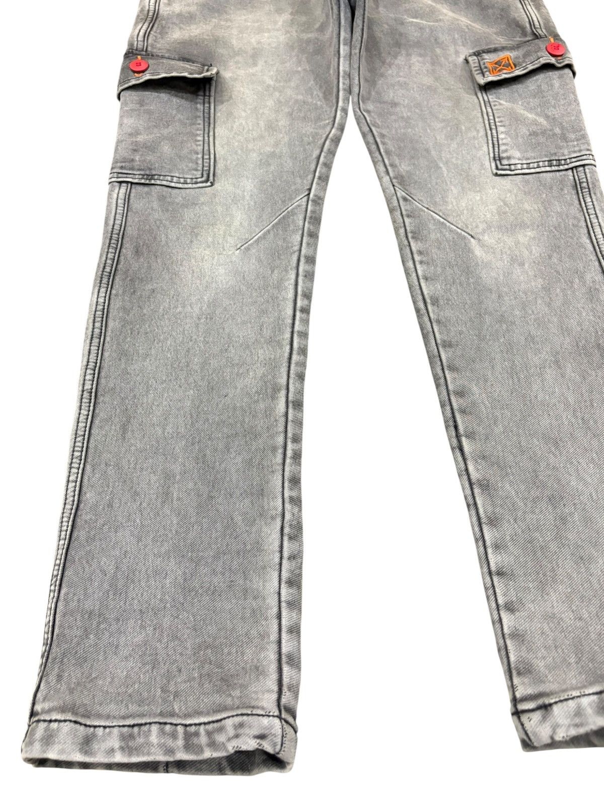 Superdry Vintage Superdry Charcoal Wash Cargo Jeans Size US 33 - 6 Thumbnail