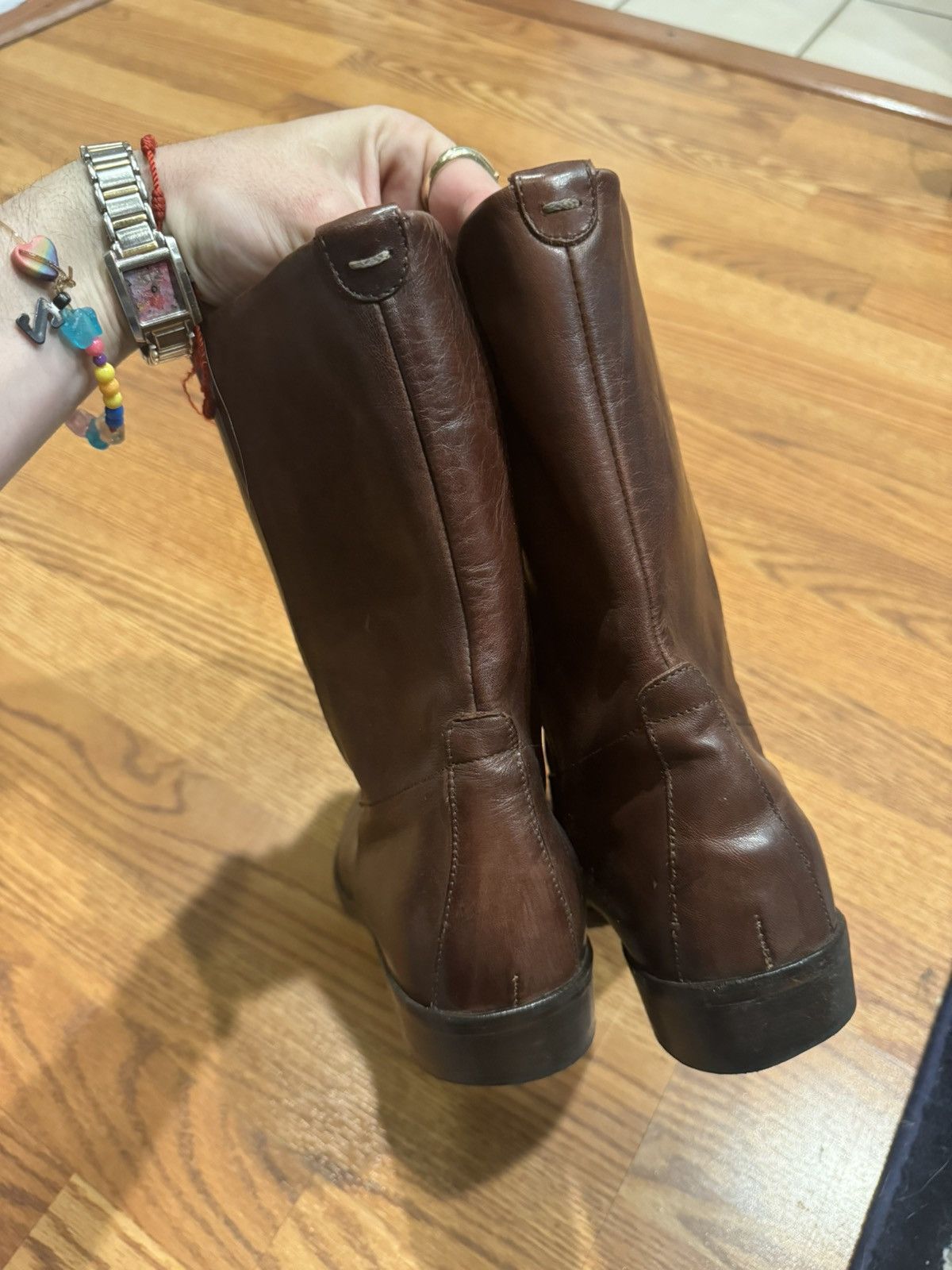 Maison Margiela Brown leather Maison Margiela riding boots Size US 8 / EU 41 - 4 Thumbnail