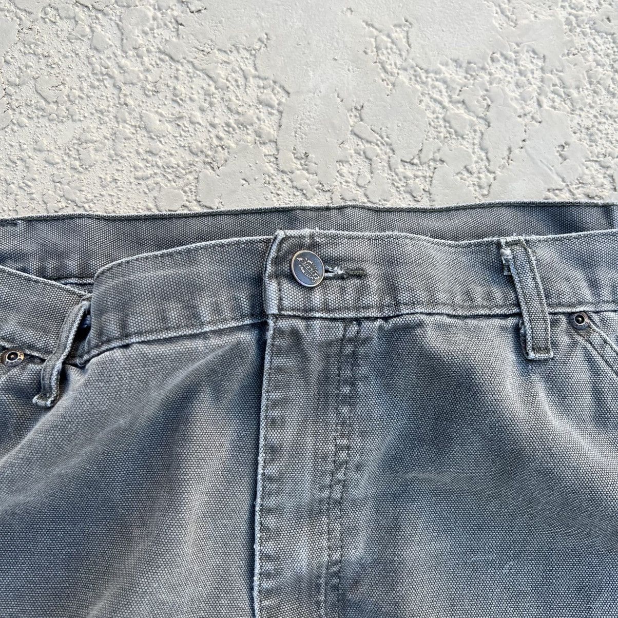 Dickies vintage 2000s green/grey faded dickies carpenter pantw Size US 40 / EU 56 - 4 Thumbnail