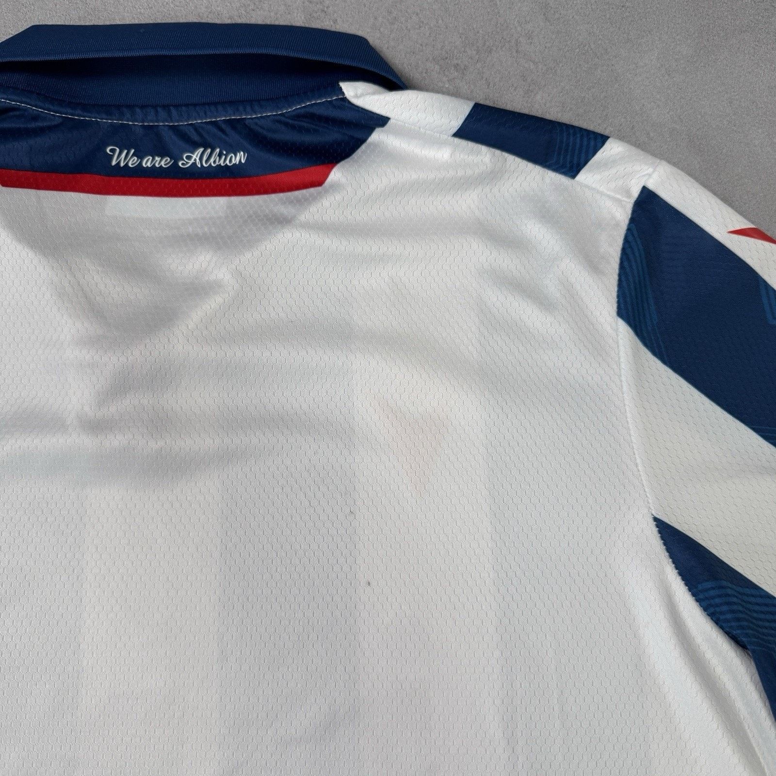 Macron West Bromwich Albion Home 2024 2025 Soccer Jersey Size L Size US L / EU 52-54 / 3 - 15 Thumbnail