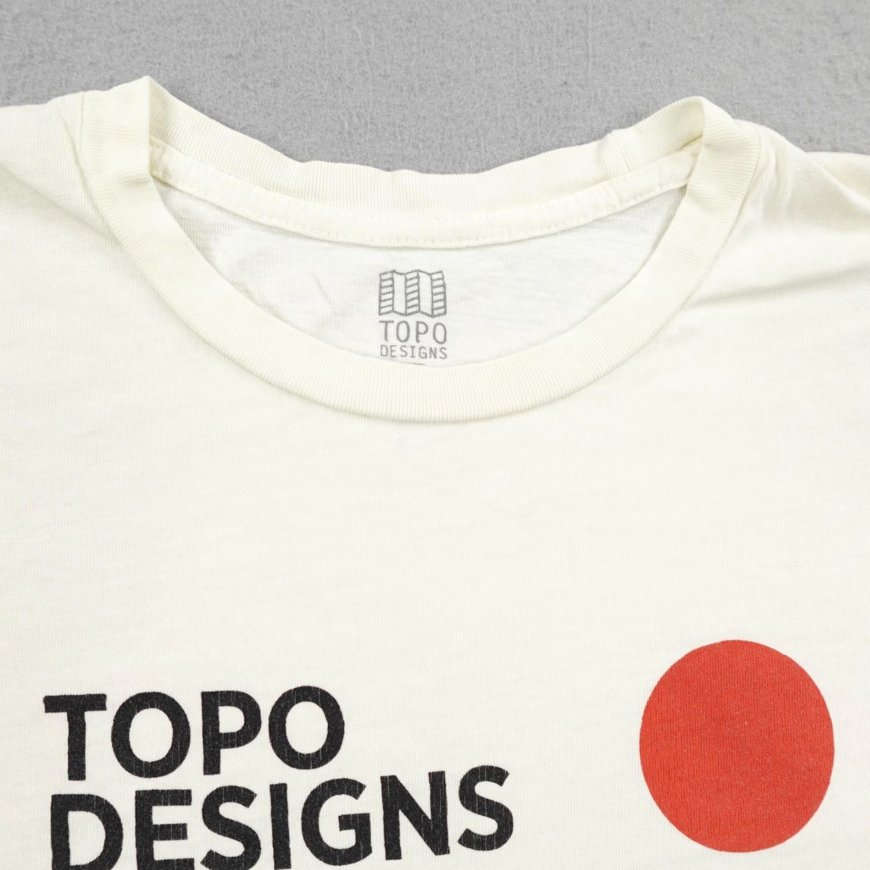 Topo Designs Topo Designs Shirt Mens Large Cream White Desert Hiking Outdoors Long Sleeve Tee Size US L / EU 52-54 / 3 - 2 Thumbnail