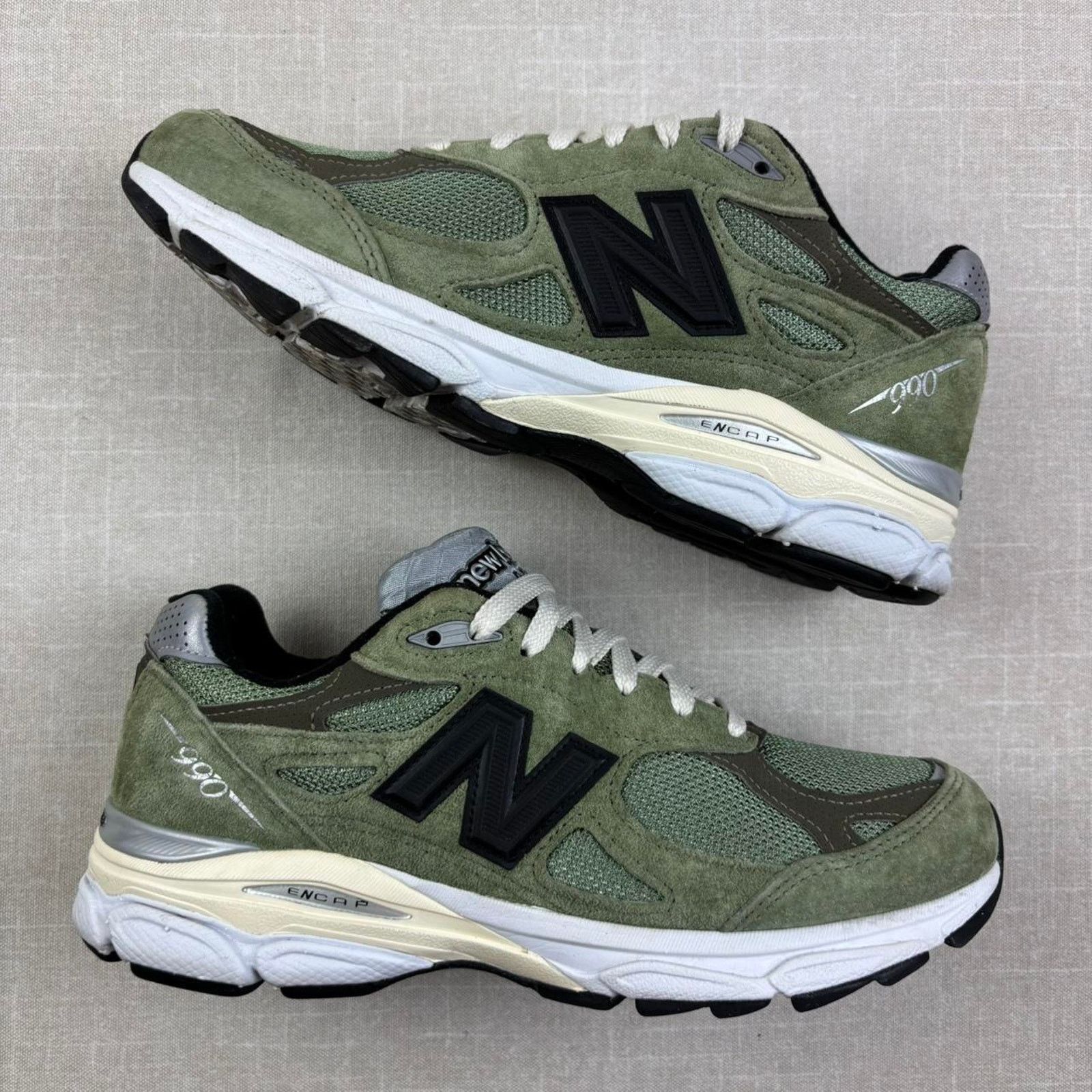 New Balance 🫒 2022 JJJJound x New Balance 990v3 “Olive” 8W Size US 8 / IT 38 - 2 Thumbnail