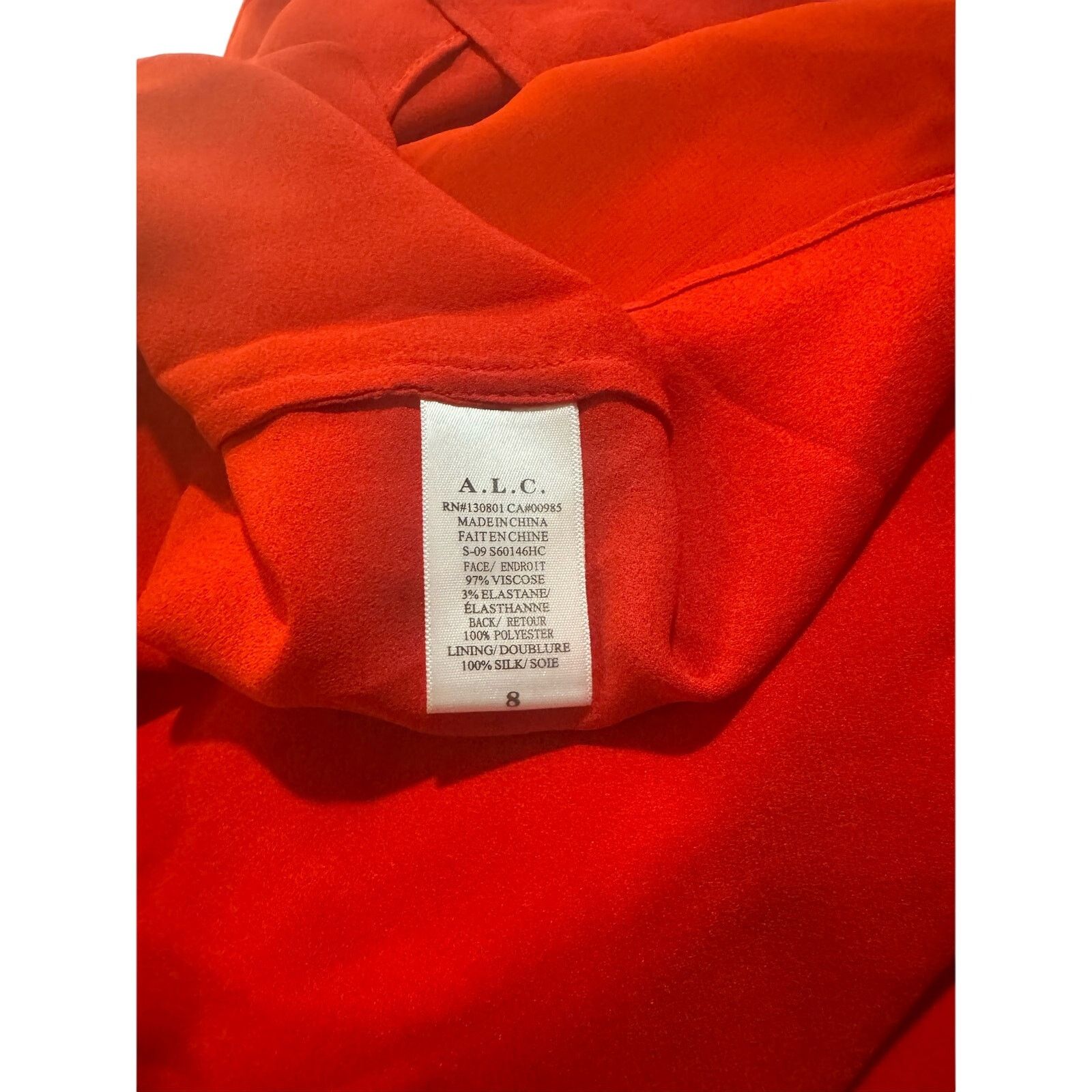 A.L.C. A.L.C Red Scalloped Mini Dress Size 8 Size M / US 6-8 / IT 42-44 - 7 Thumbnail