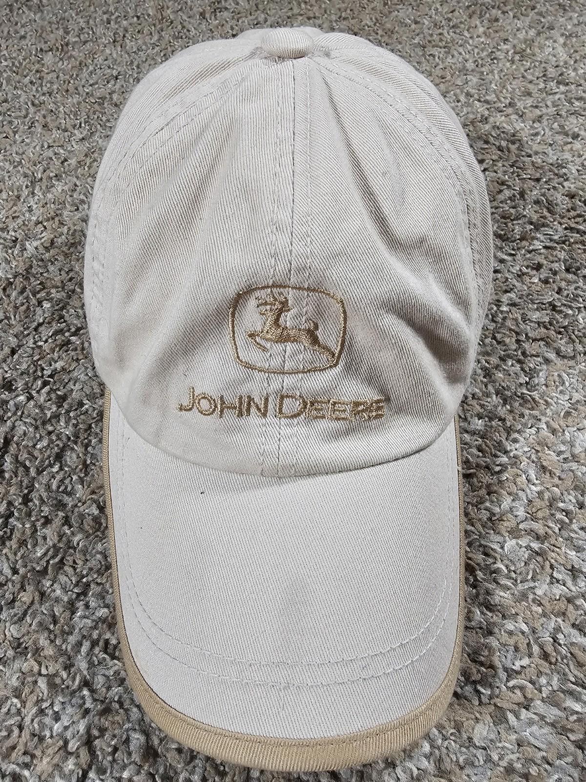 John Deere John Deere Adjustable Hat Khaki color Size ONE SIZE - 2 Thumbnail