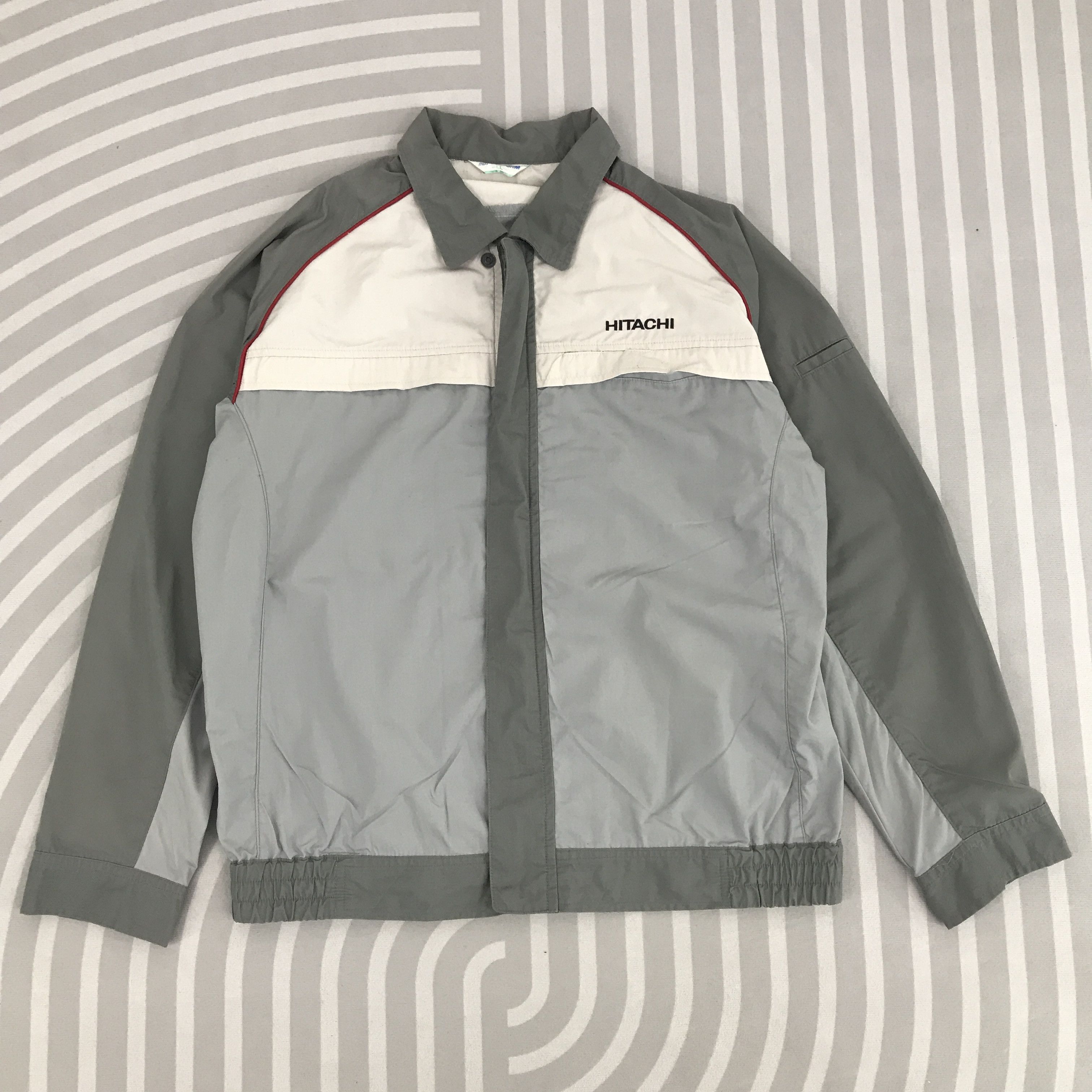 Japanese Brand × Vintage Vintage Hitachi work uniform Japan Jacket Size US L / EU 52-54 / 3 - 1 Thumbnail