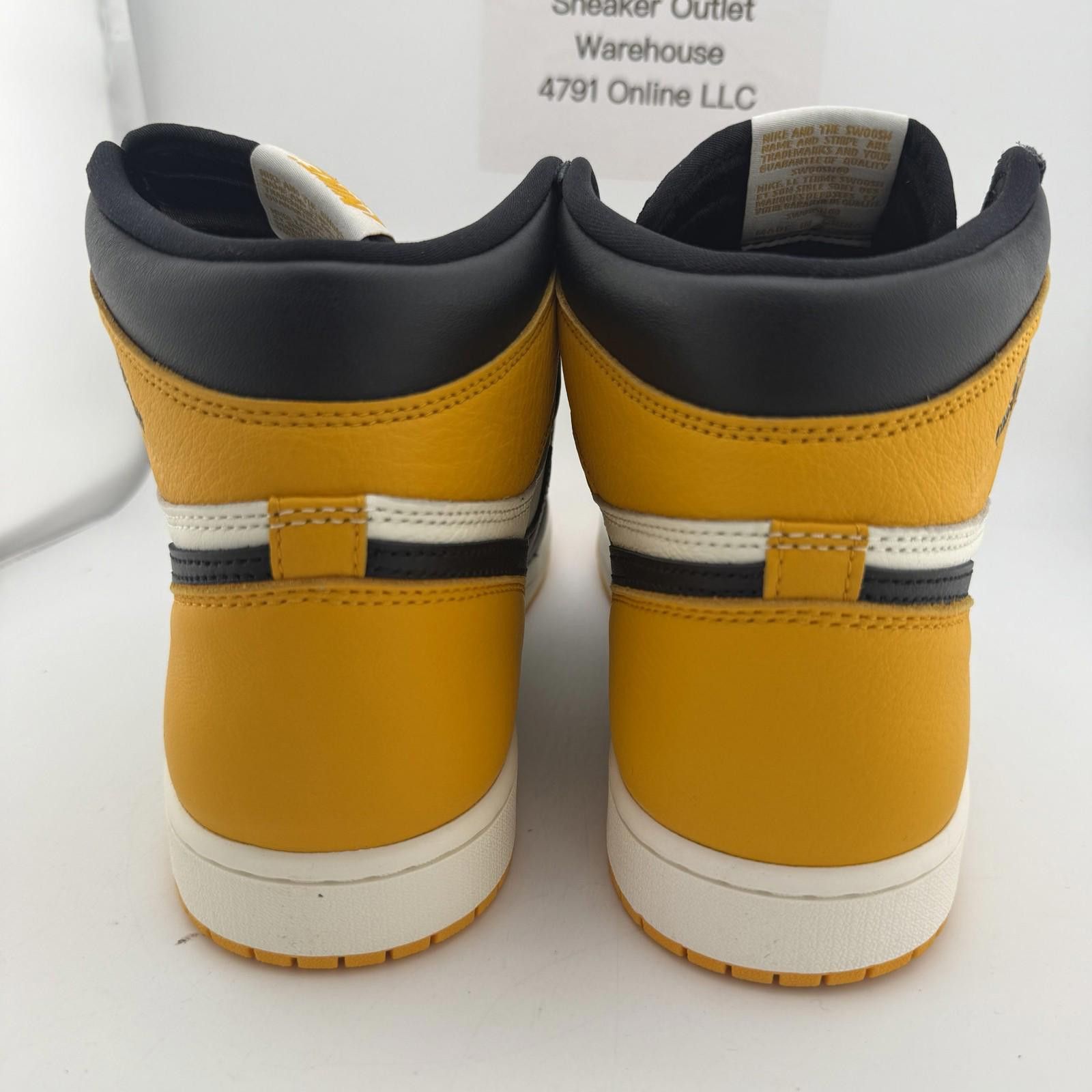 Nike Air Jordan 1 Retro High OG Taxi Black Sail 11.5 New OG Box Size US 11.5 / EU 44-45 - 5 Thumbnail