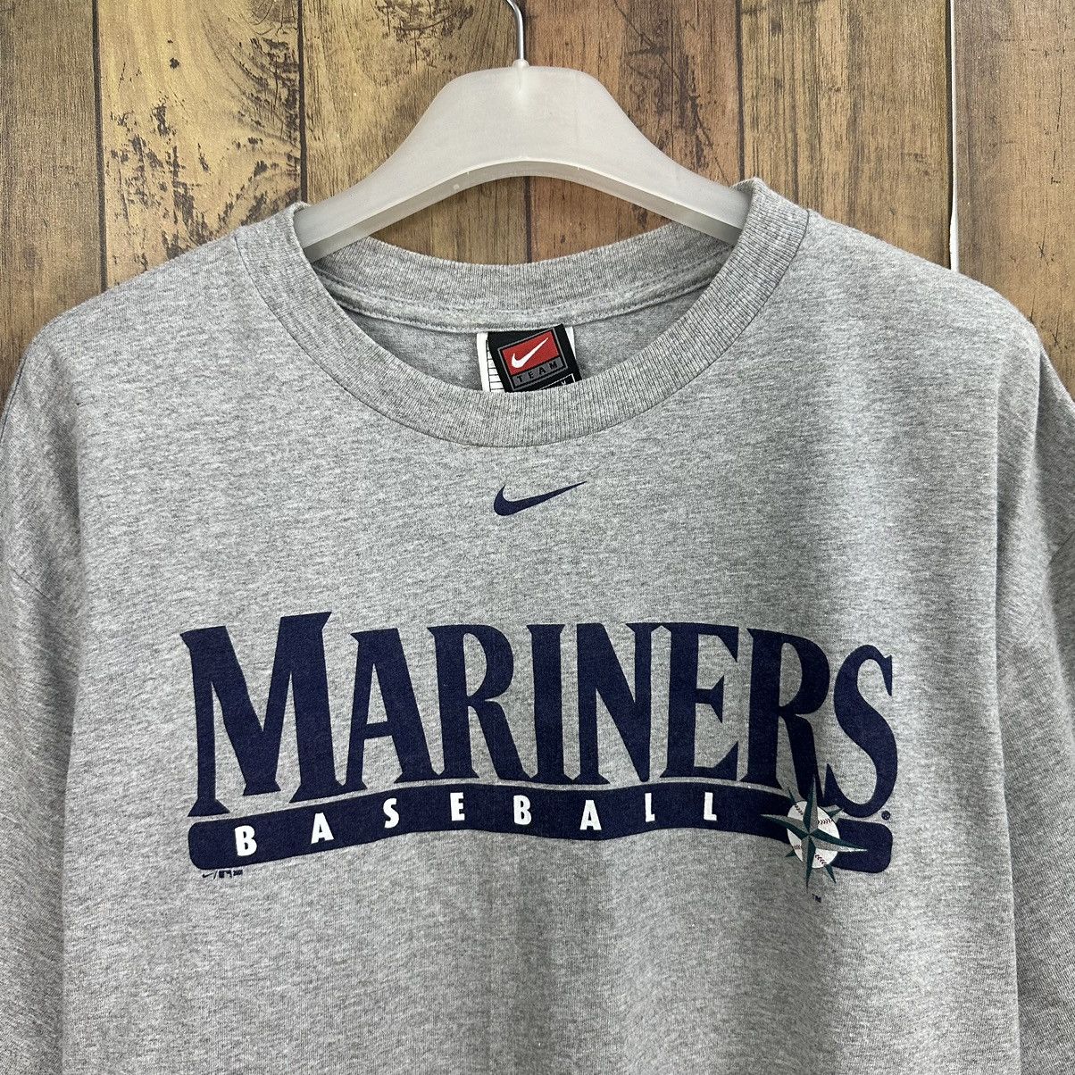Nike Vintage Nike Center Mariners Baseball Tshirt A757 Size US M / EU 48-50 / 2 - 2 Thumbnail