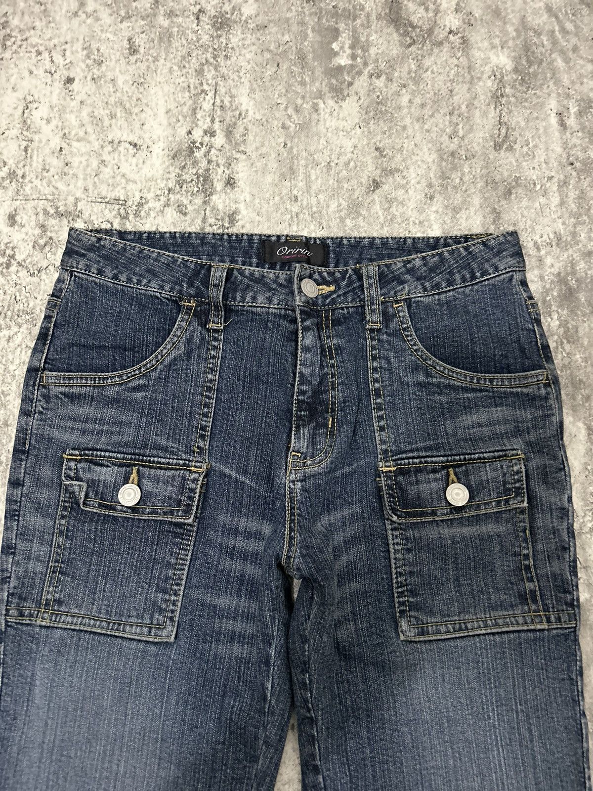 14th Addiction × If Six Was Nine × Le Grande Bleu (L.G.B.) Bootcut Multipocket Button Side Flare Oririn Jeans Size US 28 / EU 44 - 8 Thumbnail
